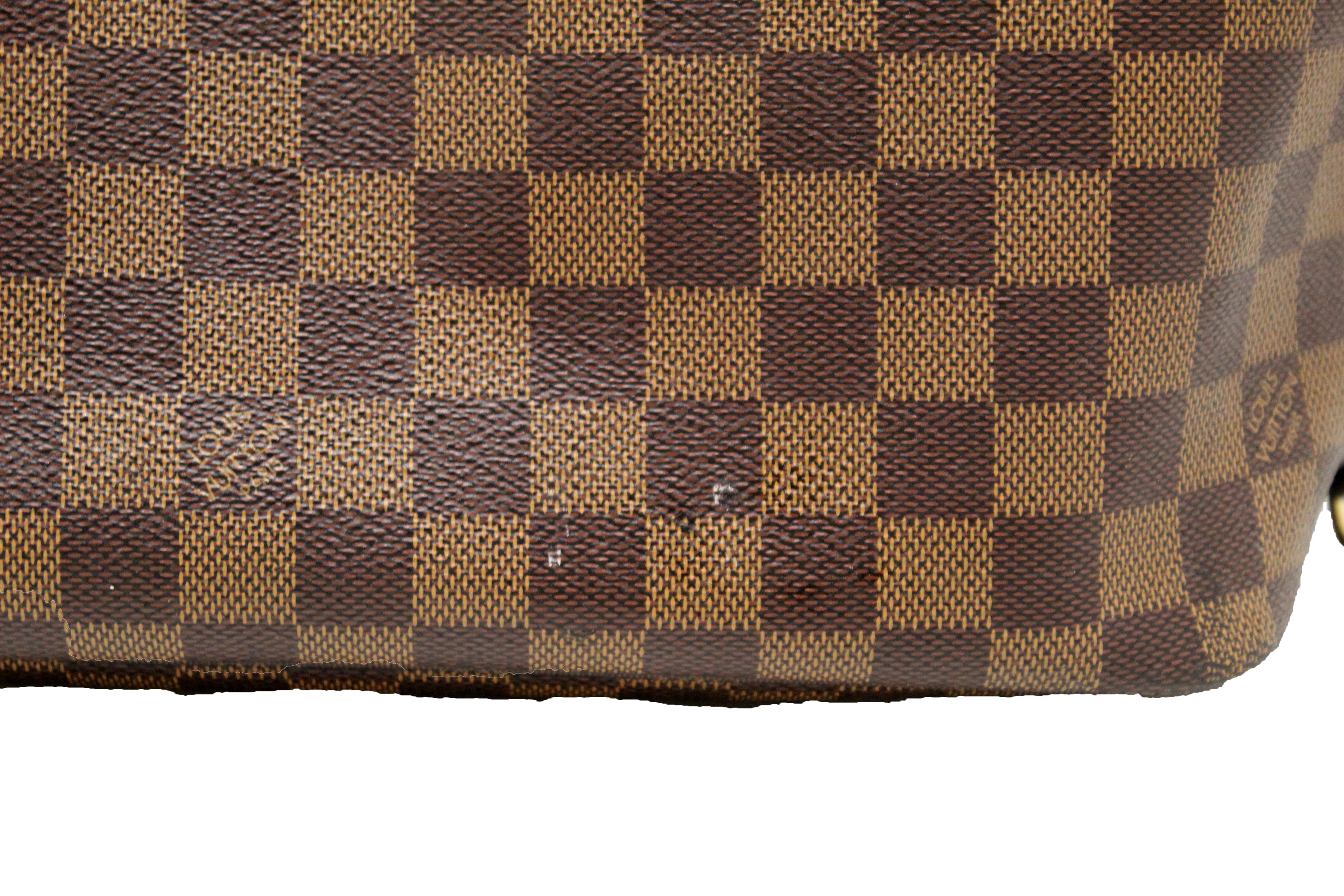 Authentic Louis Vuitton Damier Ebene Neverfull MM Shoulder Bag - Luxury Designer Tote for Women, Perfect for Work, Travel & Everyday Use