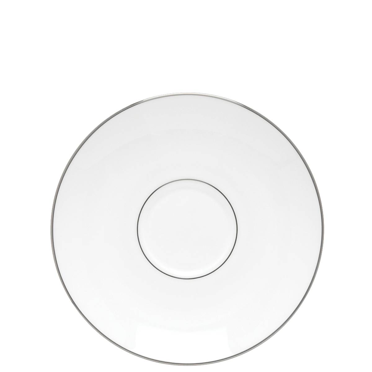 Premium Continental Dining Platinum Saucer - Elegant Dinnerware for Fine Dining & Special Occasions