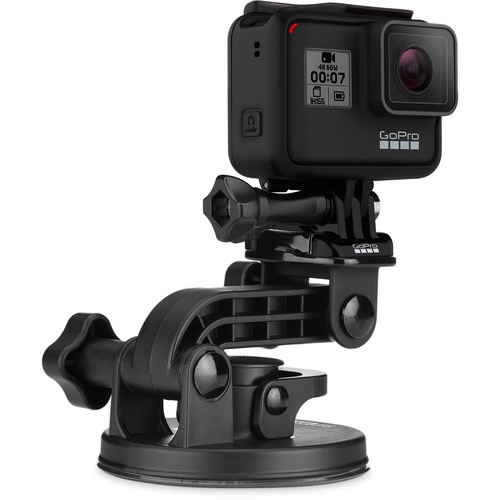 GoPro Suction Cup Mount - Secure & Adjustable Action Camera Mount for Cars, Motorcycles, Surfboards | Perfect for Adventure Sports, Vlogging & Travel Videos