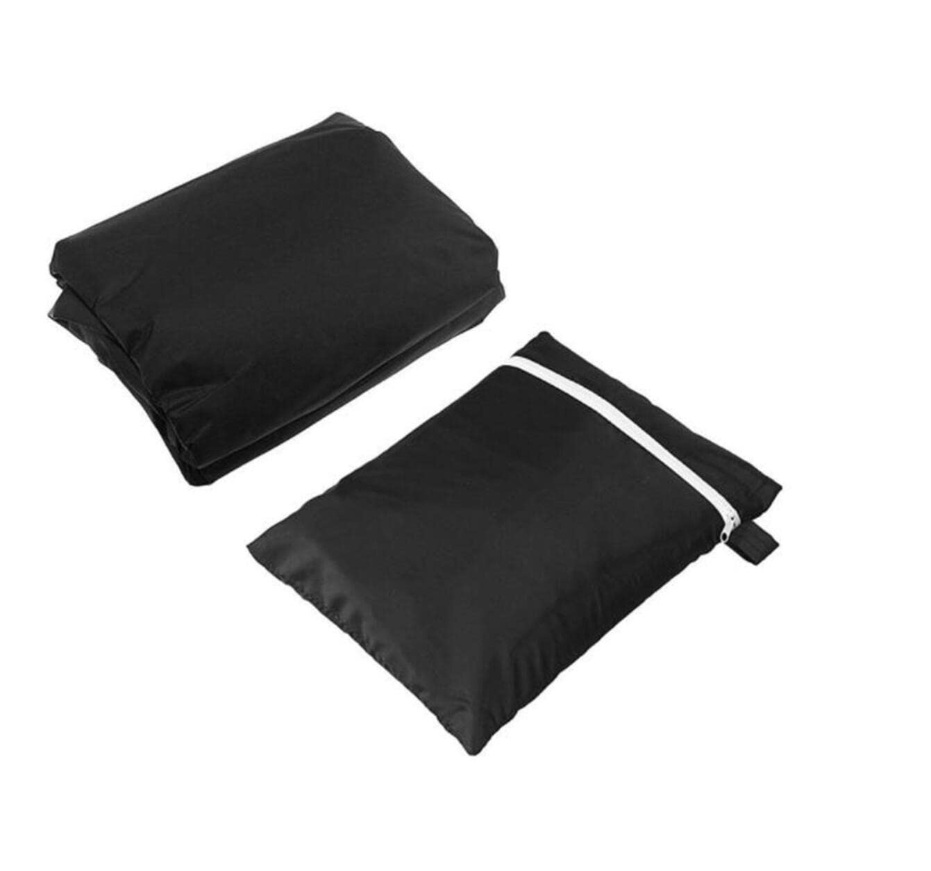 AMSAMOTION Waterproof Heavy Duty Outdoor Coffee Table Cover - 44x26x13 Inch Black Rectangular Patio Furniture Protector for Garden, Lawn, Deck & Backyard Use