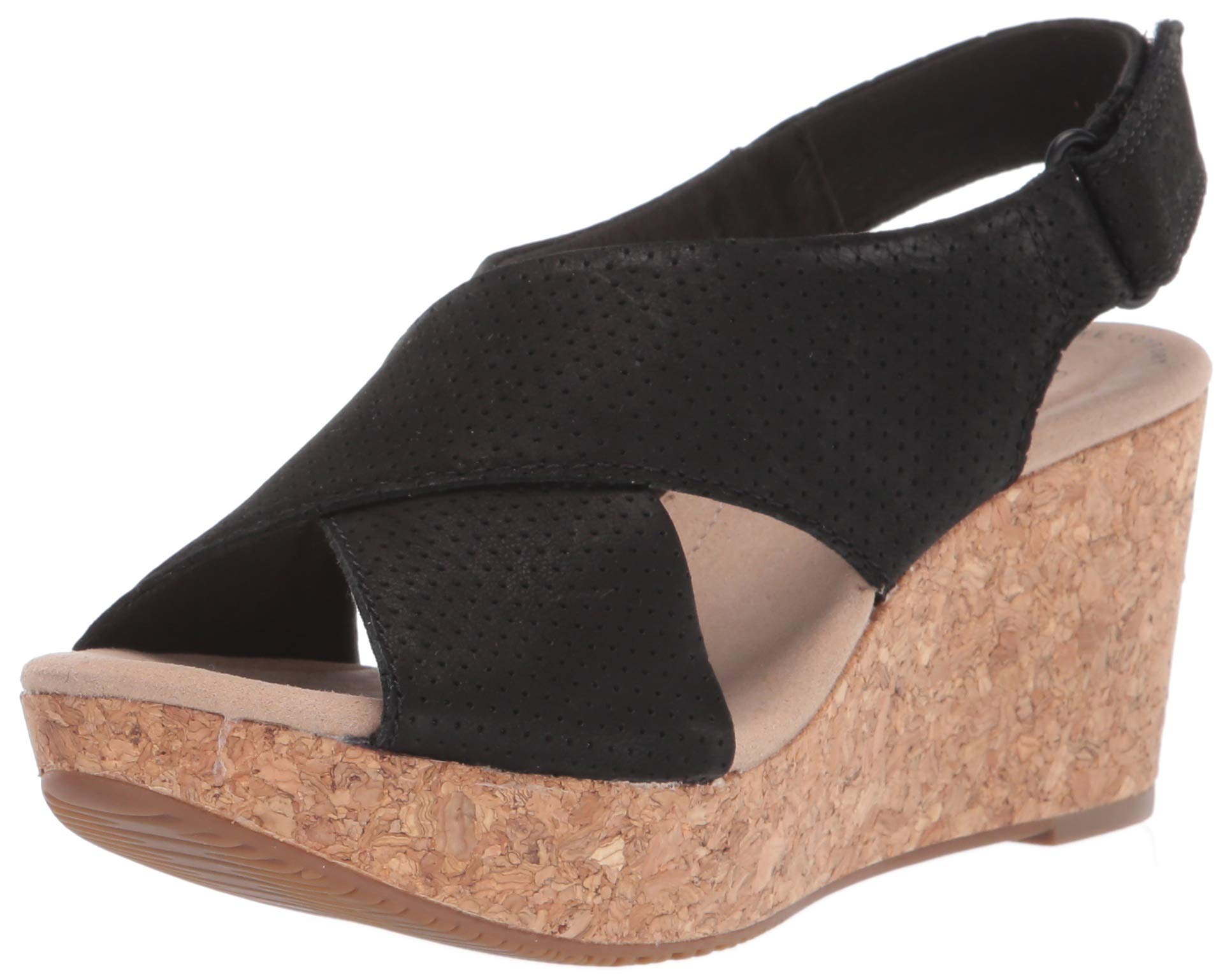 Clarks Women's Annadel Parker Sling Back Sandals - Comfortable Casual Sandals for Women, Perfect for Summer, Beach, and Outdoor Walking