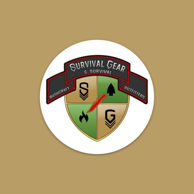 Premium Survival Gear BSO Sticker - Waterproof & Durable Outdoor Adventure Decal for Camping, Hiking, Emergency Kits & Survival Equipment