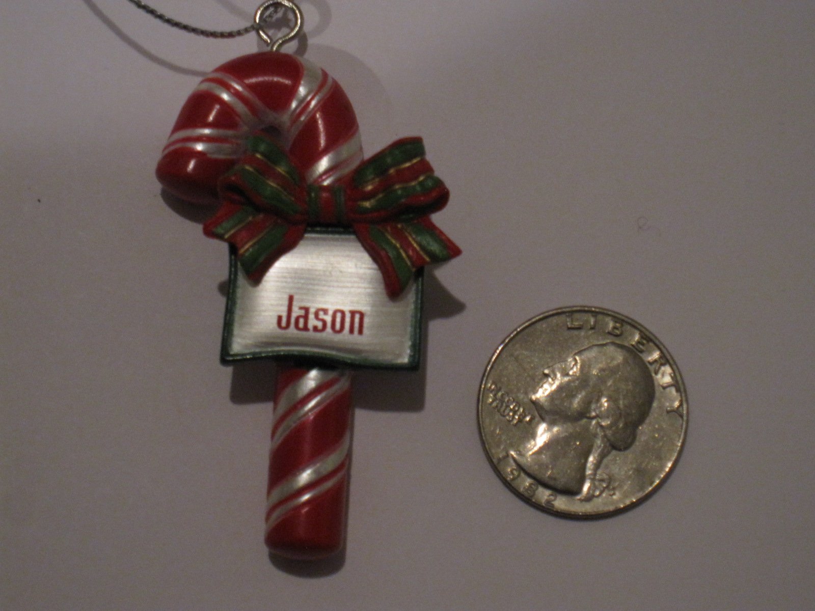 Personalized Candy Cane Christmas Ornament with Name Jason - Perfect for Holiday Tree Decorations, Stocking Stuffers & Festive Gift Giving