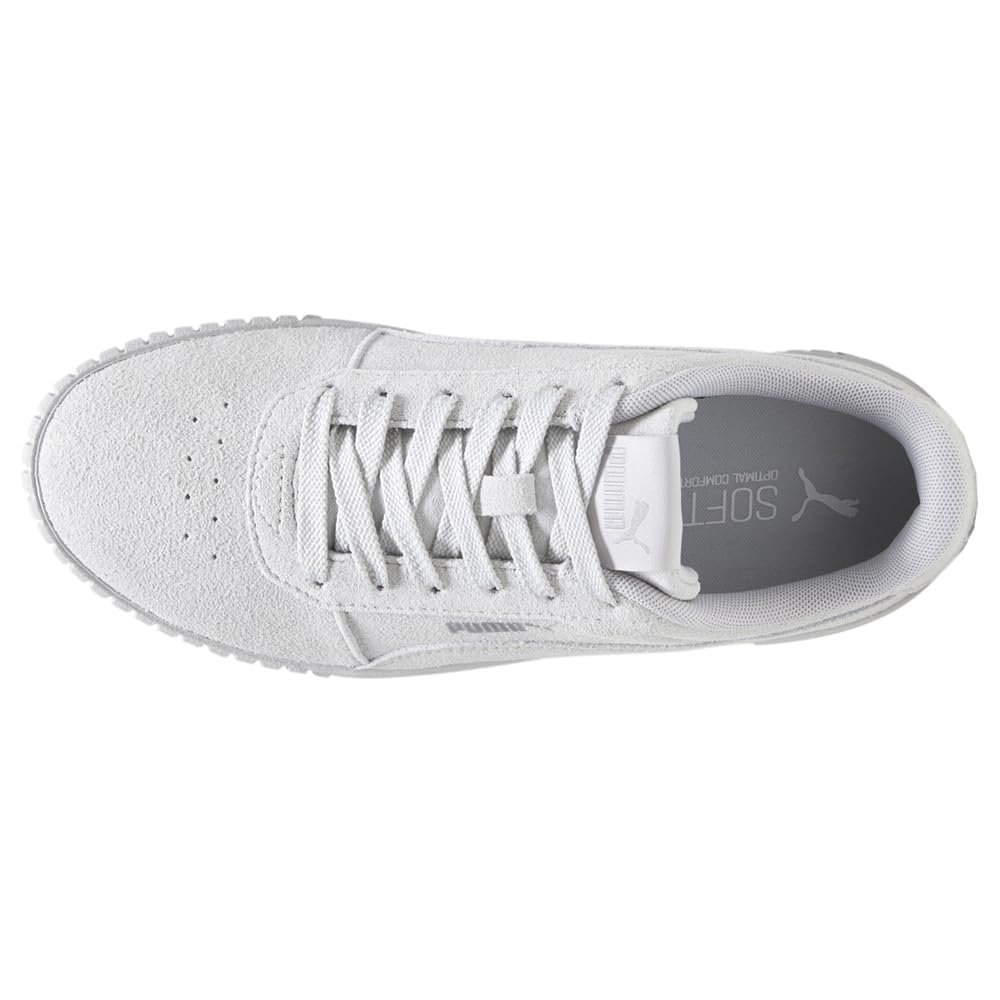 PUMA Women's Carina 2.0 SD Lace-Up Sneakers - Grey Casual Shoes Size 11 M | Comfortable Walking & Gym Shoes for Women | Perfect for Running, Workouts & Everyday Wear