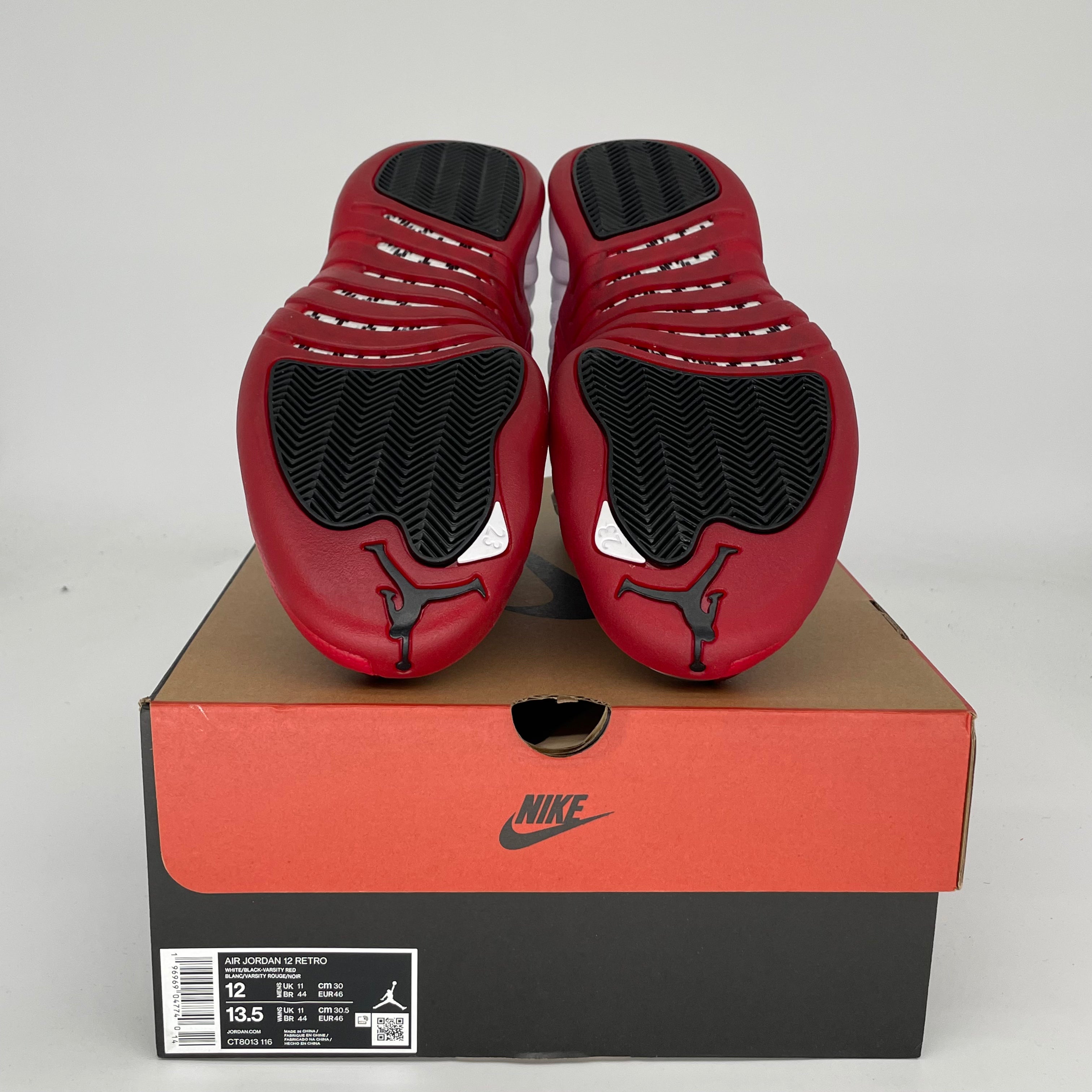 AIR JORDAN 12 CHERRY RED BASKETBALL SHOES SIZE 12 MEN'S CT8013-116 - Perfect for Basketball Games, Streetwear Fashion & Sneaker Collecting