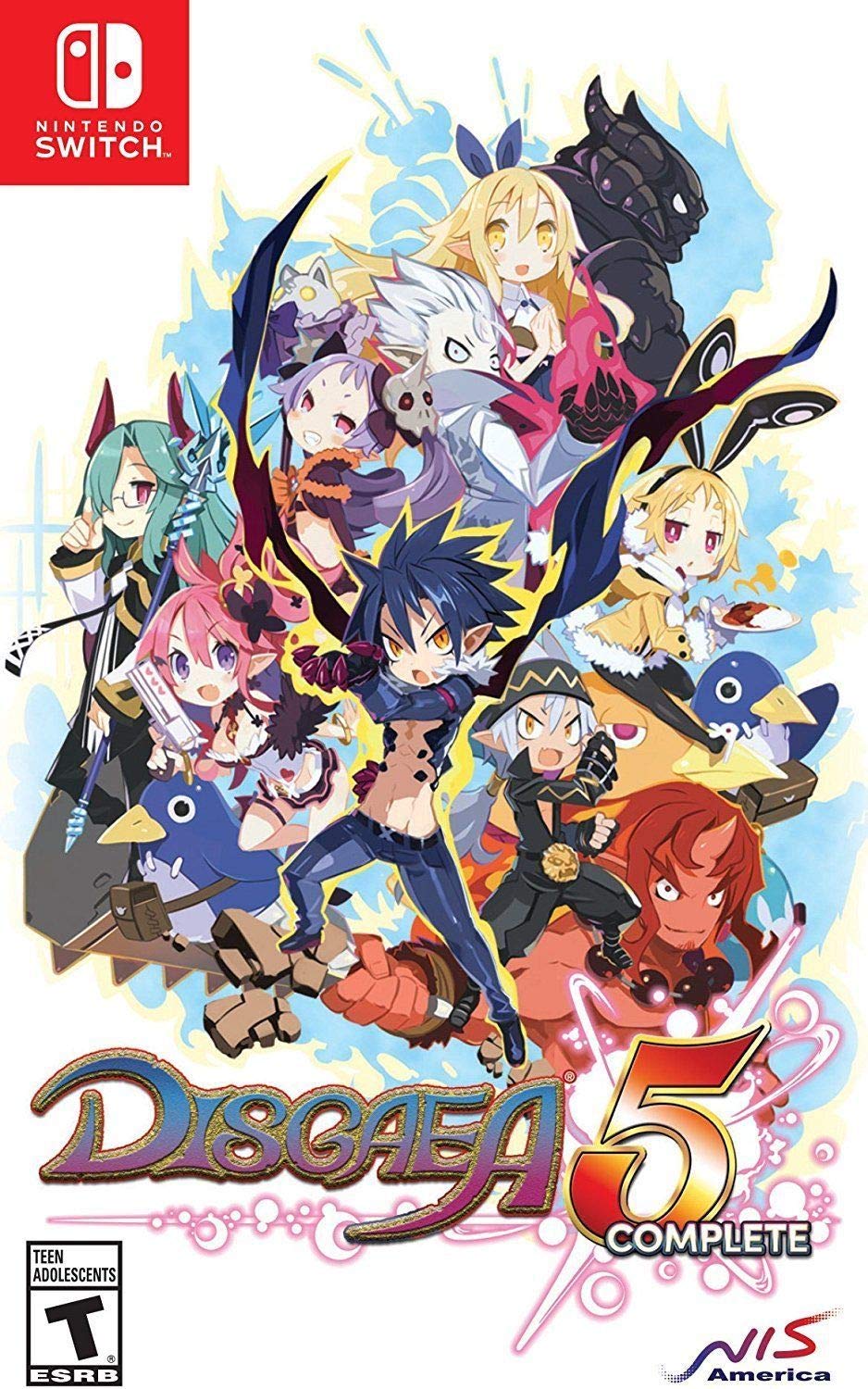 Disgaea 5 Complete - Strategy RPG Game for Nintendo Switch | Tactical Adventure with Over 100 Hours of Gameplay | Perfect for Anime Fans and Hardcore Gamers | Play at Home or On-The-Go