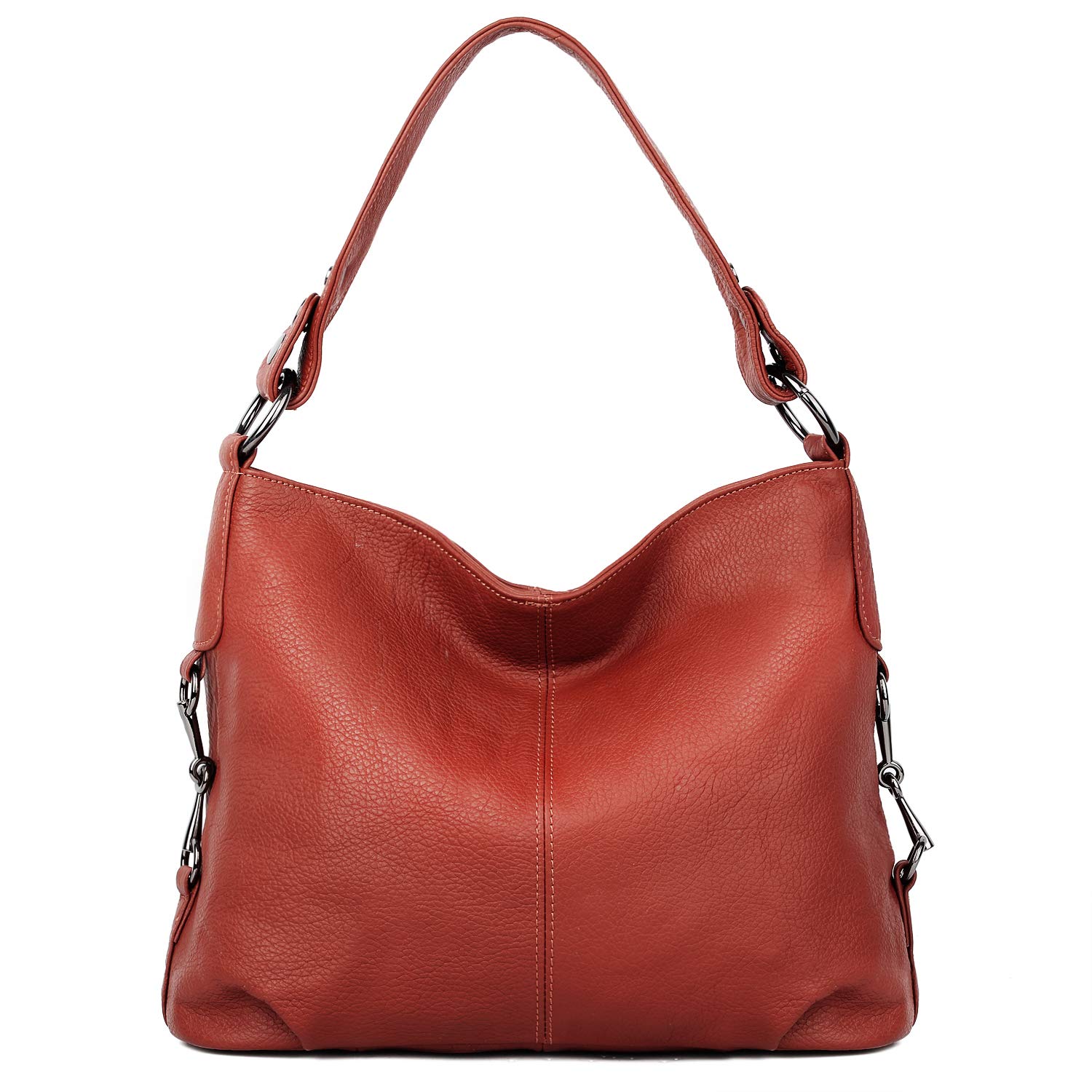 YALUXE Genuine Leather Shoulder Bag for Women - Stylish Hobo Purse & Crossbody Handbag - Perfect for Work, Travel & Everyday Use