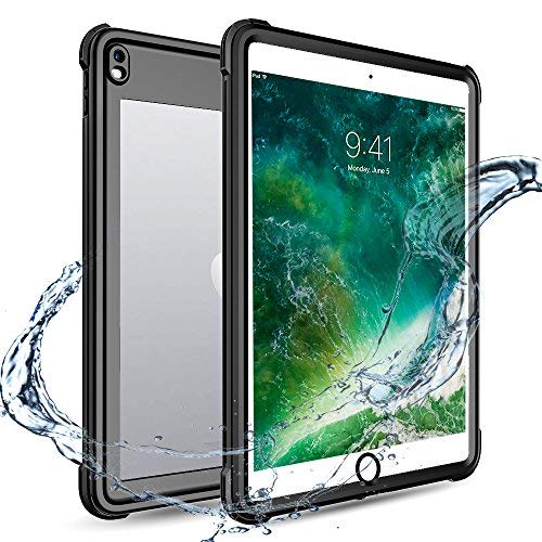 Premium Shockproof Waterproof Case for iPad Pro 10.5 Inch (2017) - 360° Full Body Protection, Dustproof & Durable Cover (Black) - Perfect for Travel, Outdoor Adventures & Daily Use