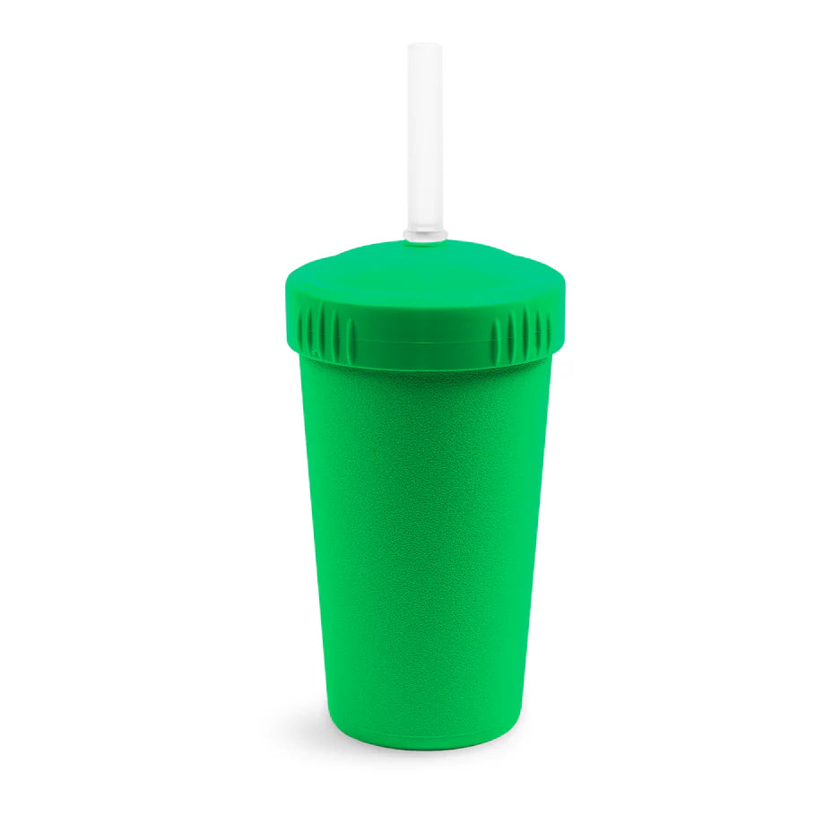 RePlay Straw Cup with No Pull Out Silicone Straw - Leak Proof Sippy Cup for Toddlers - BPA Free Kids Drinking Cup for Home, Travel & Daycare