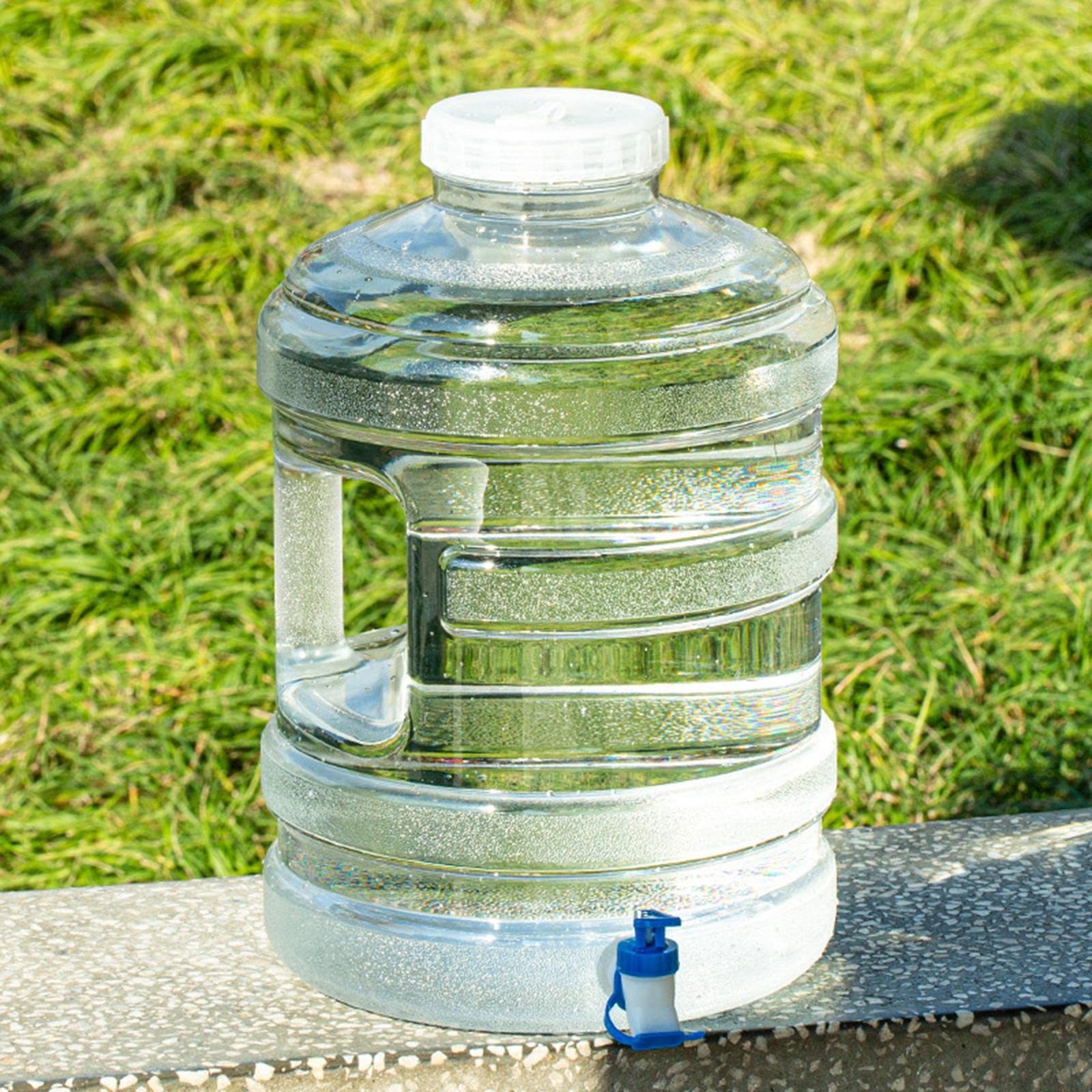 THE STYLE SUTRA® 15L Emergency Water Storage Container with Faucet & Lid - Portable Water Tank for Car, Camping, Fishing, Yard & Outdoor Activities | BPA-Free Emergency Water Supply for Disaster Preparedness