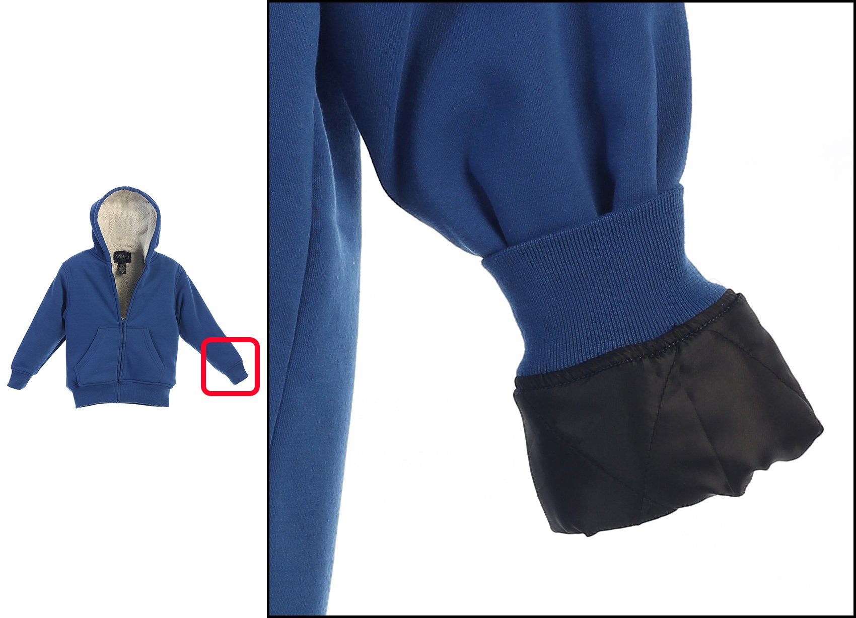 Gioberti Boys Zip Up Fleece Hoodie Jacket - Warm Winter Pullover for Kids - Perfect for School, Outdoor Play & Casual Wear