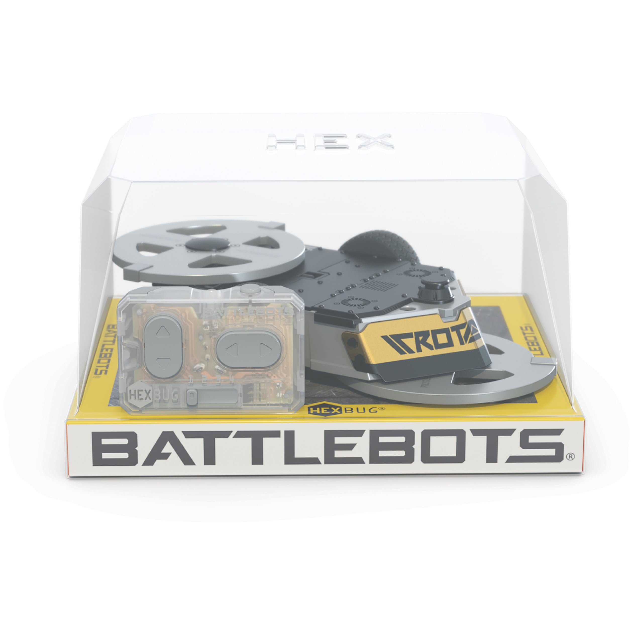 HEXBUG BattleBots Rotator - Remote Control Robot Toy for Kids 8+ | STEM Learning Toy for Boys & Girls | Includes Batteries | Perfect for STEM Education, Robot Battles & Indoor Play