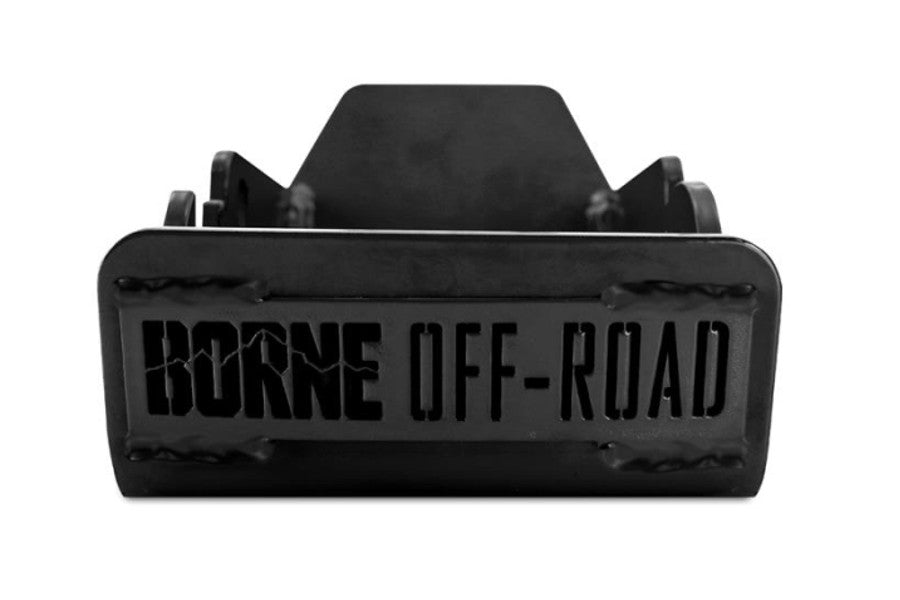 2021-2023 Ford Bronco Borne Off Road Rear Shock Skid Plates - Heavy Duty Left & Right Shock Protectors for Rough Terrain & Rock Crawling Adventures
