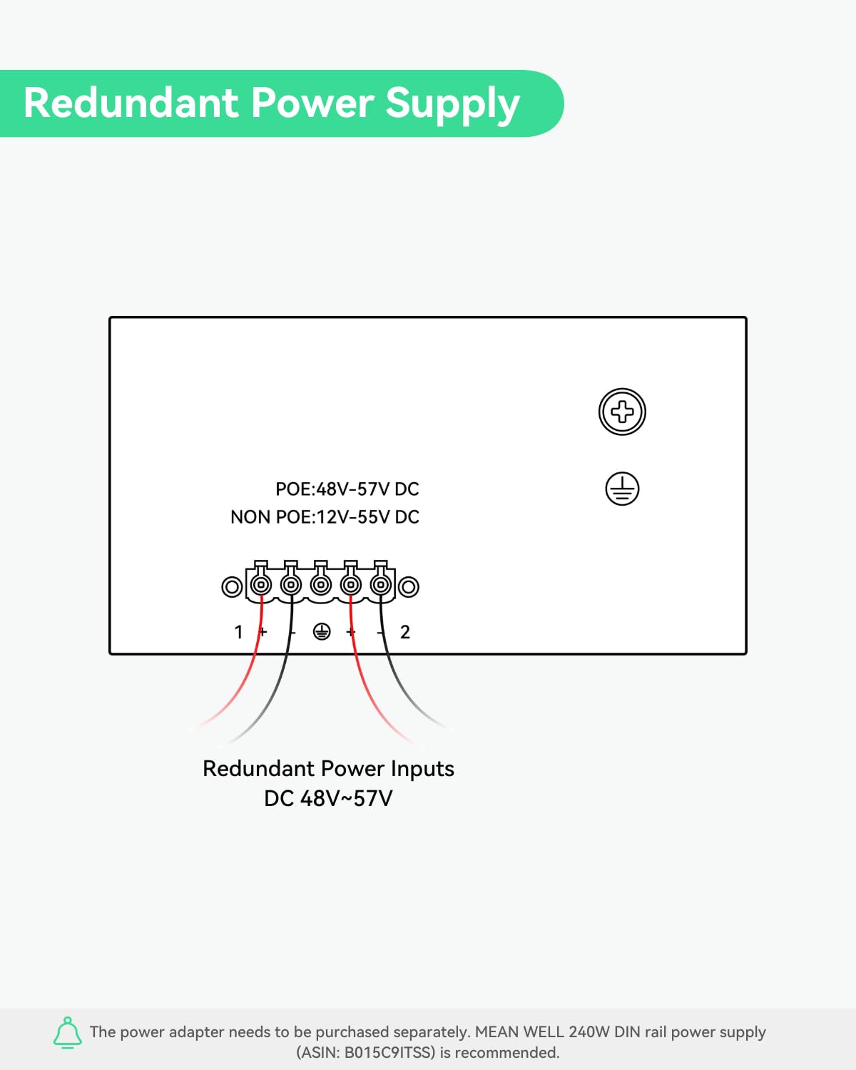 LINOVISION Industrial 8-Port Gigabit PoE Switch with 4 SFP Uplinks | 180W Power Budget | IEEE 802.3af/at Compliant | Cloud Remote Management | Ideal for IP Cameras, Wireless Access Points & Network Expansion