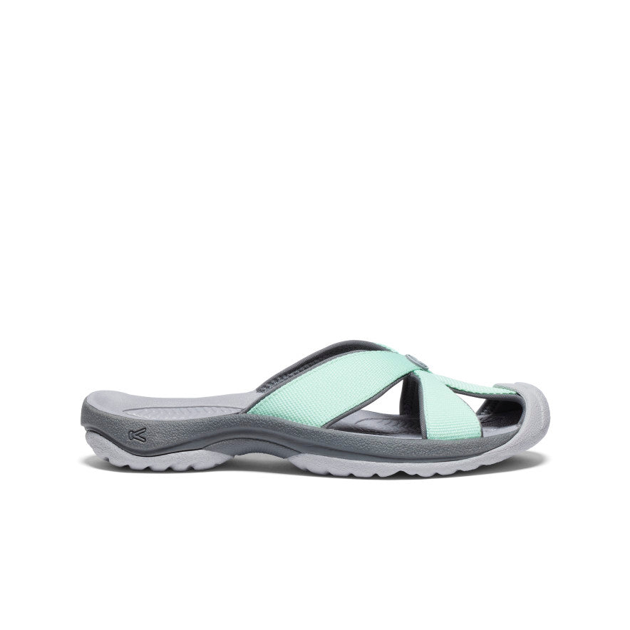 Women's Bali Slide Sandals - Comfortable Summer Slippers | Lichen/Steel Grey | Perfect for Beach, Poolside & Casual Wear