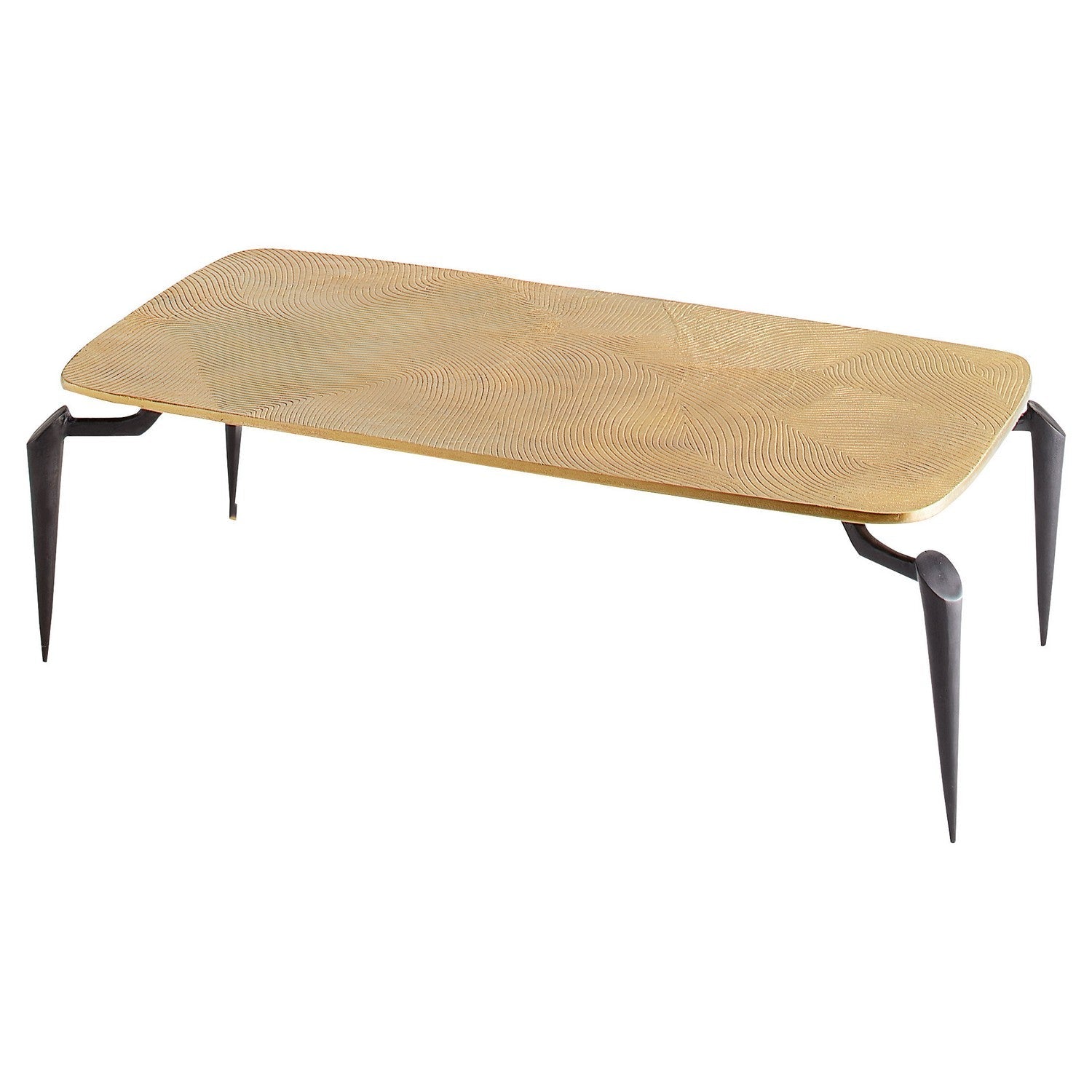 Cyan Design 11446 Tarsal Coffee Table - Black & Gold Modern Accent Table for Living Room, Lounge & Office Decor