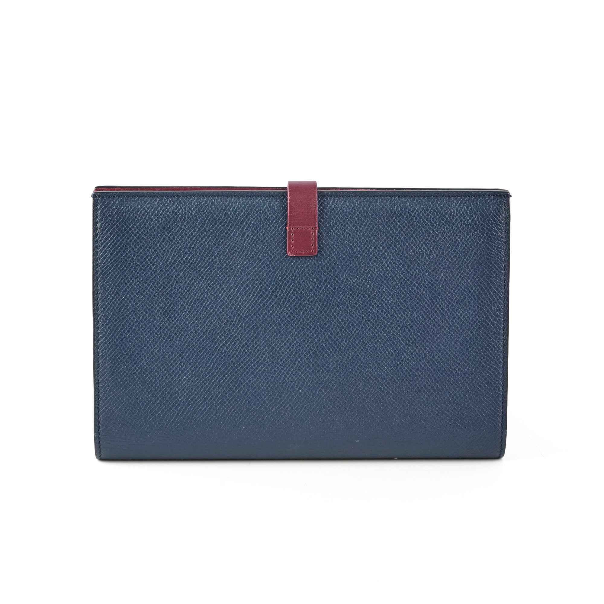 Celine Large Bicolor Strap Wallet - Genuine Leather Luxury Wristlet for Women | Perfect for Everyday Use, Travel & Special Occasions