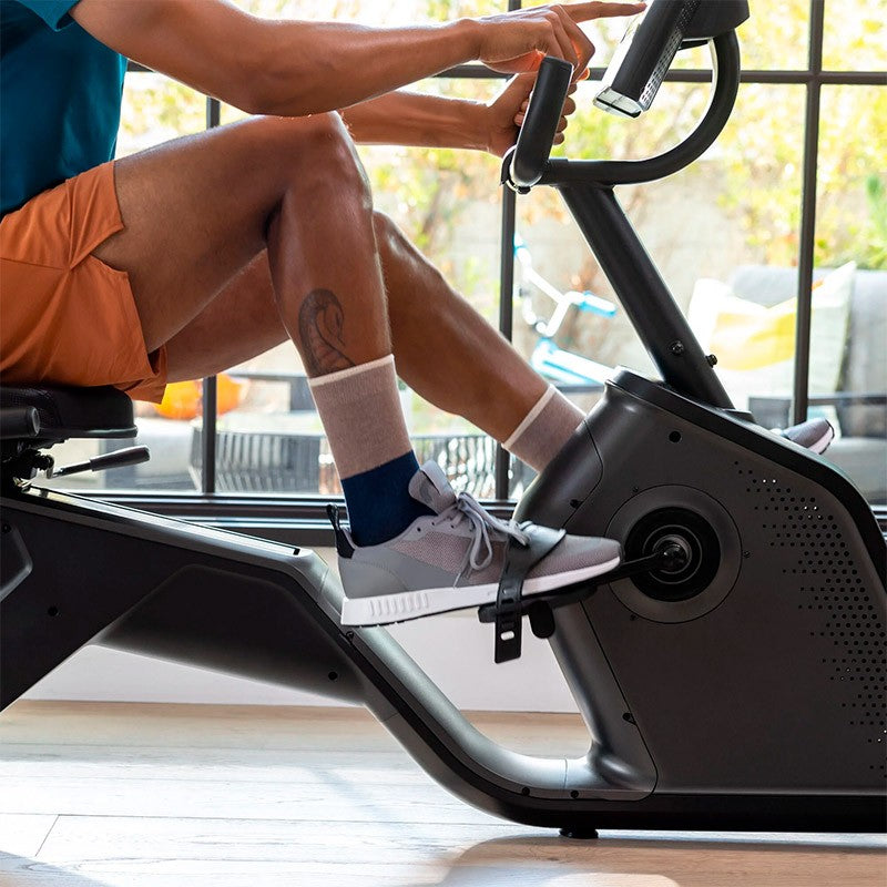 Schwinn 590R Recumbent Exercise Bike for Home Gym - Low Impact Cardio Workout Equipment for Seniors & Rehabilitation