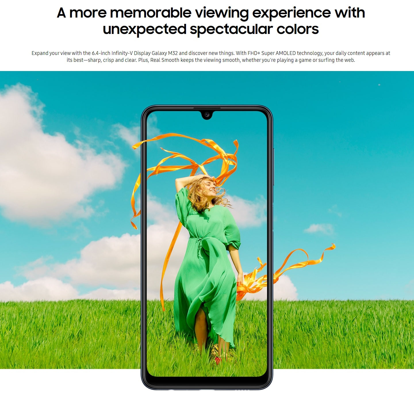 SAMSUNG Galaxy M32 128GB 6GB RAM 6.4