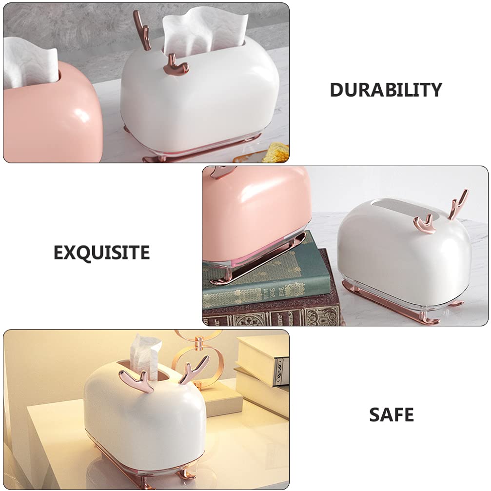 1pc Car Tissue Box Holder - Practical Tissue Storage Organizer for Car, Home & Office - Napkin Dispenser, Paper Holder & Storage Bin for Tissues, Wipes & Napkins - Perfect for Cars, Desks & Bathrooms