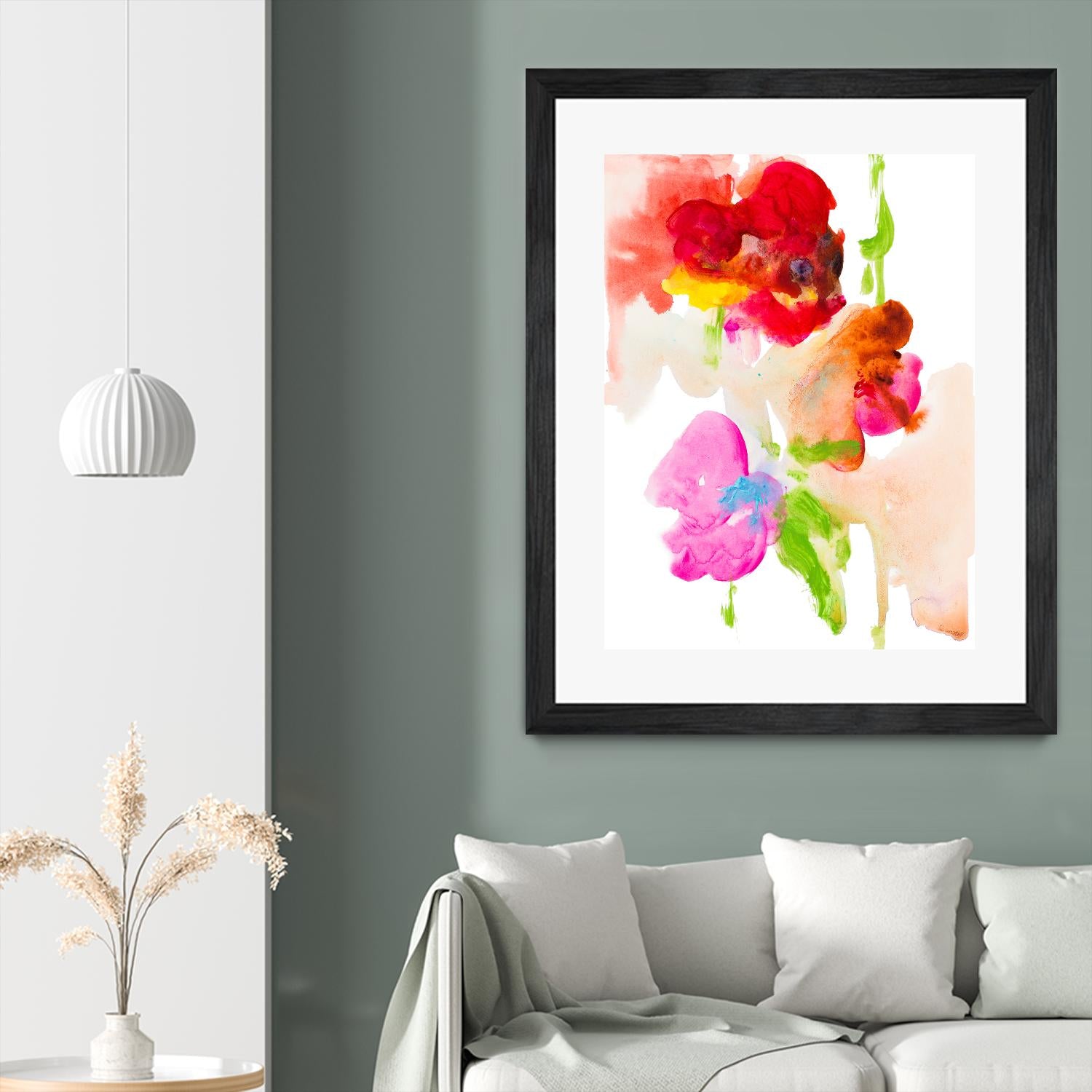 Abstract Flower Study Art Print - Modern Botanical Wall Decor for Living Room, Bedroom & Office | Perfect for Home Decor & Gifting