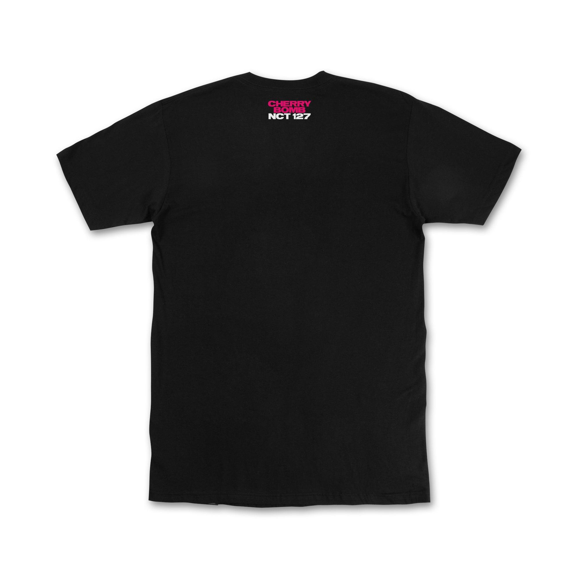 NCT 127 Official Cherry Bomb Graphic T-Shirt - Kpop Merchandise for Concerts & Fan Meetings - Perfect for Kpop Fans & Music Lovers