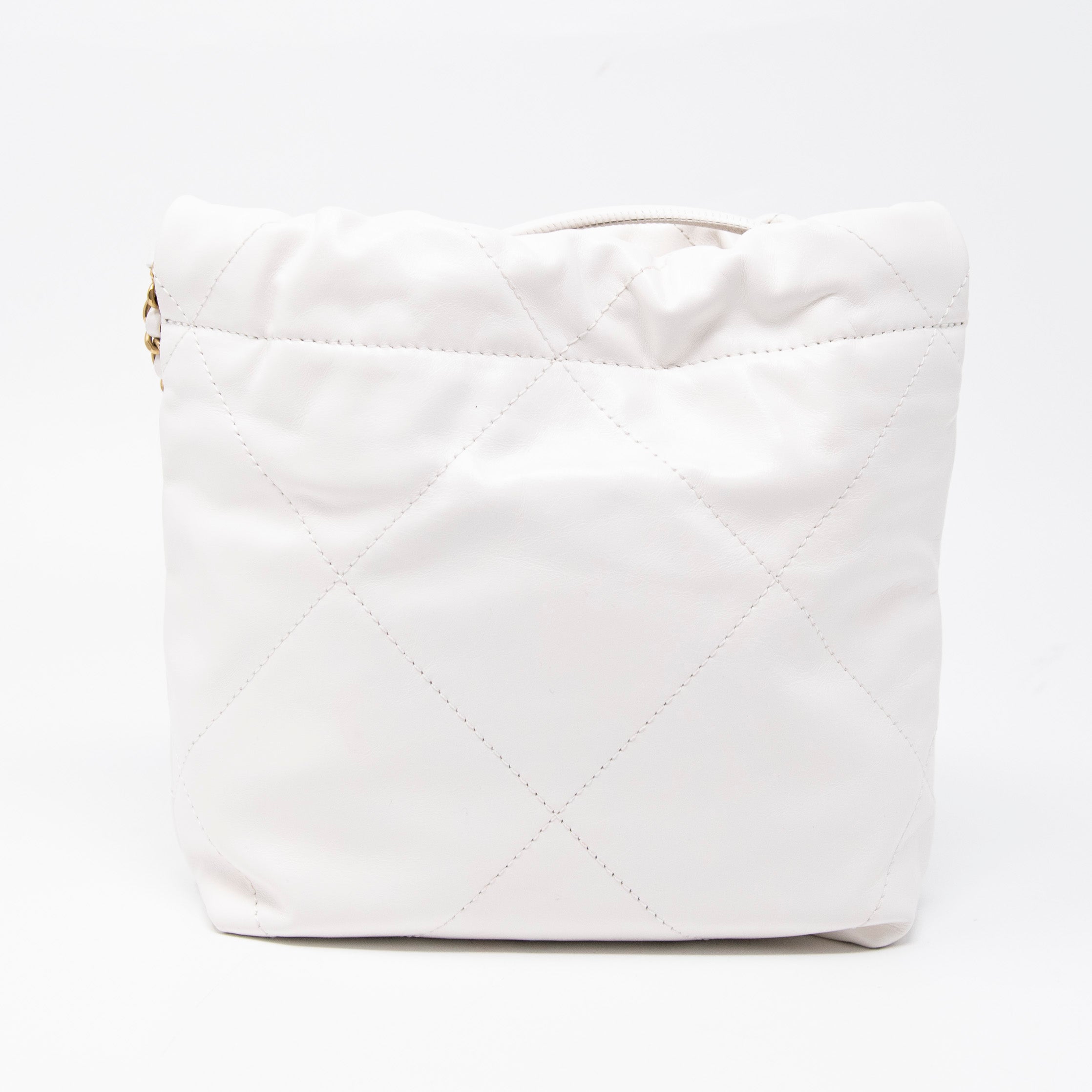 Chanel White Mini 22 Hobo Bag - Luxury Designer Shoulder Bag for Women | Perfect for Everyday Use, Date Night & Special Occasions