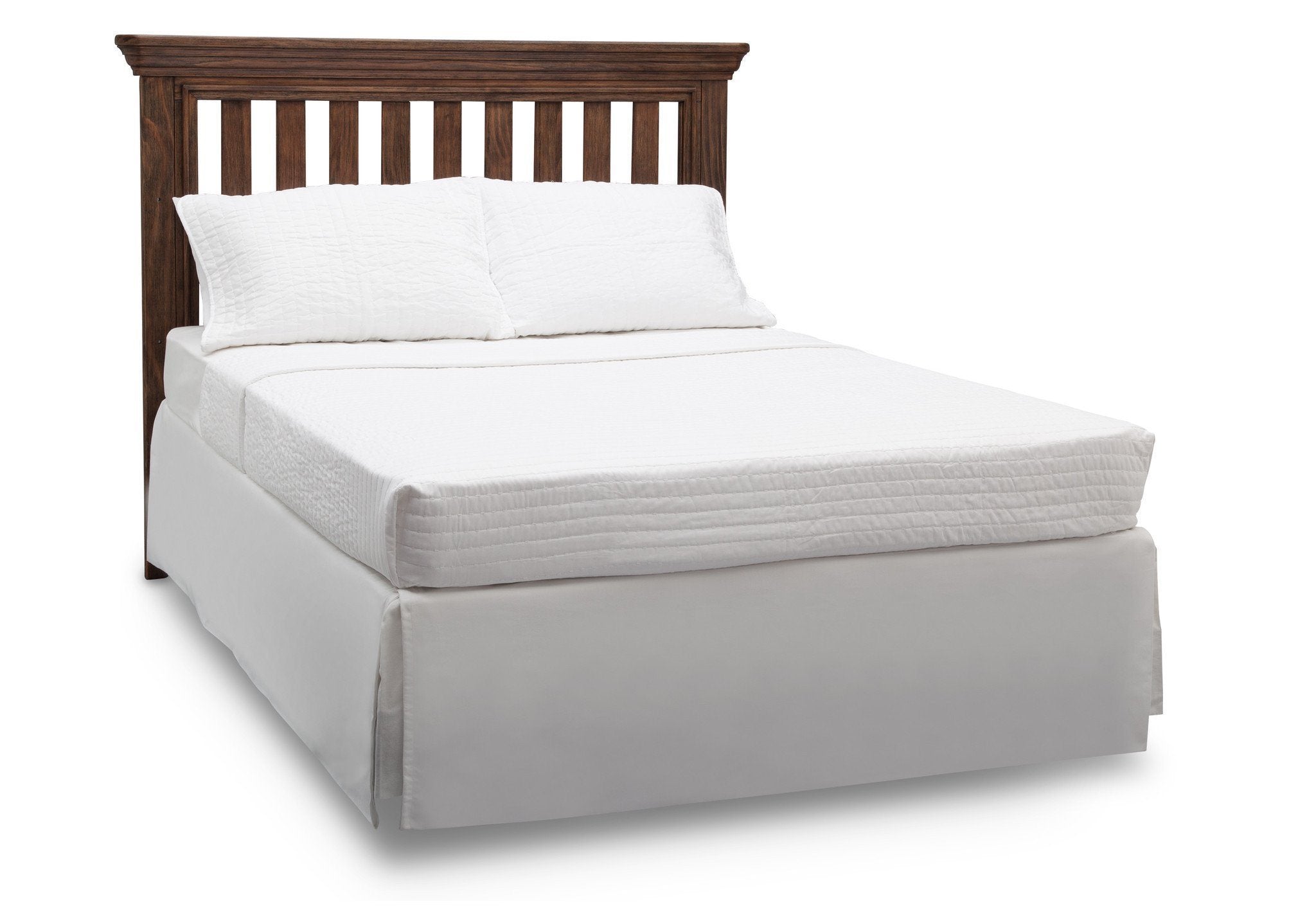 Langley 4-in-1 Convertible Baby Crib - Toddler Bed, Daybed & Full-Size Bed - Safe Nursery Furniture for Newborns to Teens - Perfect for Bedrooms, Daycare & Guest Rooms