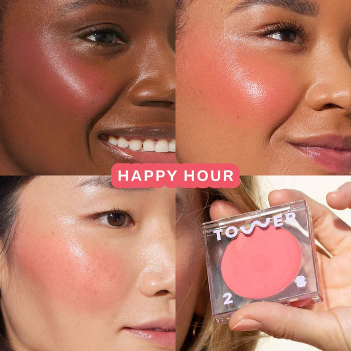Tower 28 BeachPlease Lip + Cheek Cream Blush - Vegan & Cruelty-Free Tinted Balm for Natural Flush | Perfect for Everyday Wear & On-The-Go Touch Ups