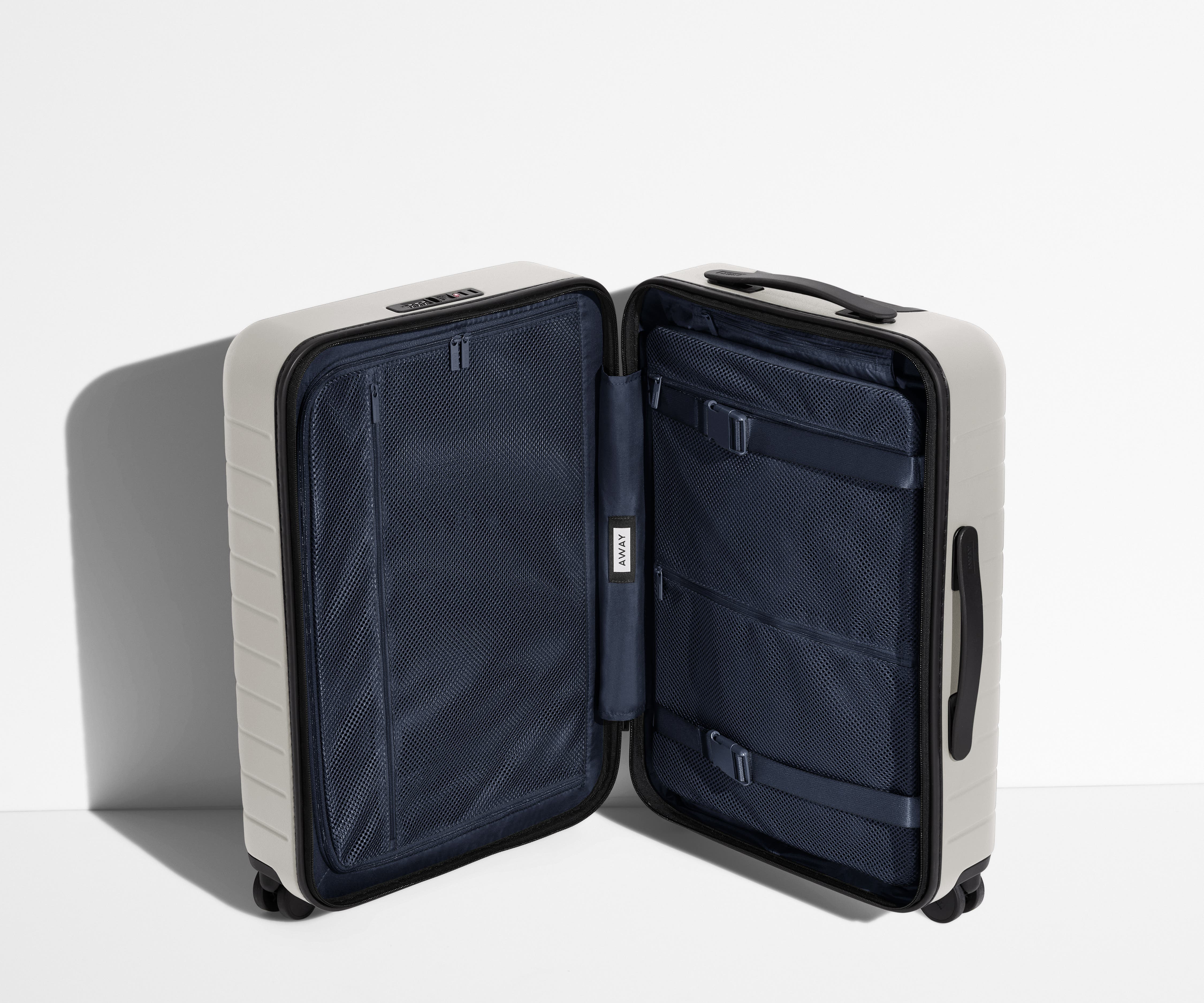 Premium Expandable Carry On Luggage in Cloud Gray - Perfect for Air Travel & Weekend Getaways