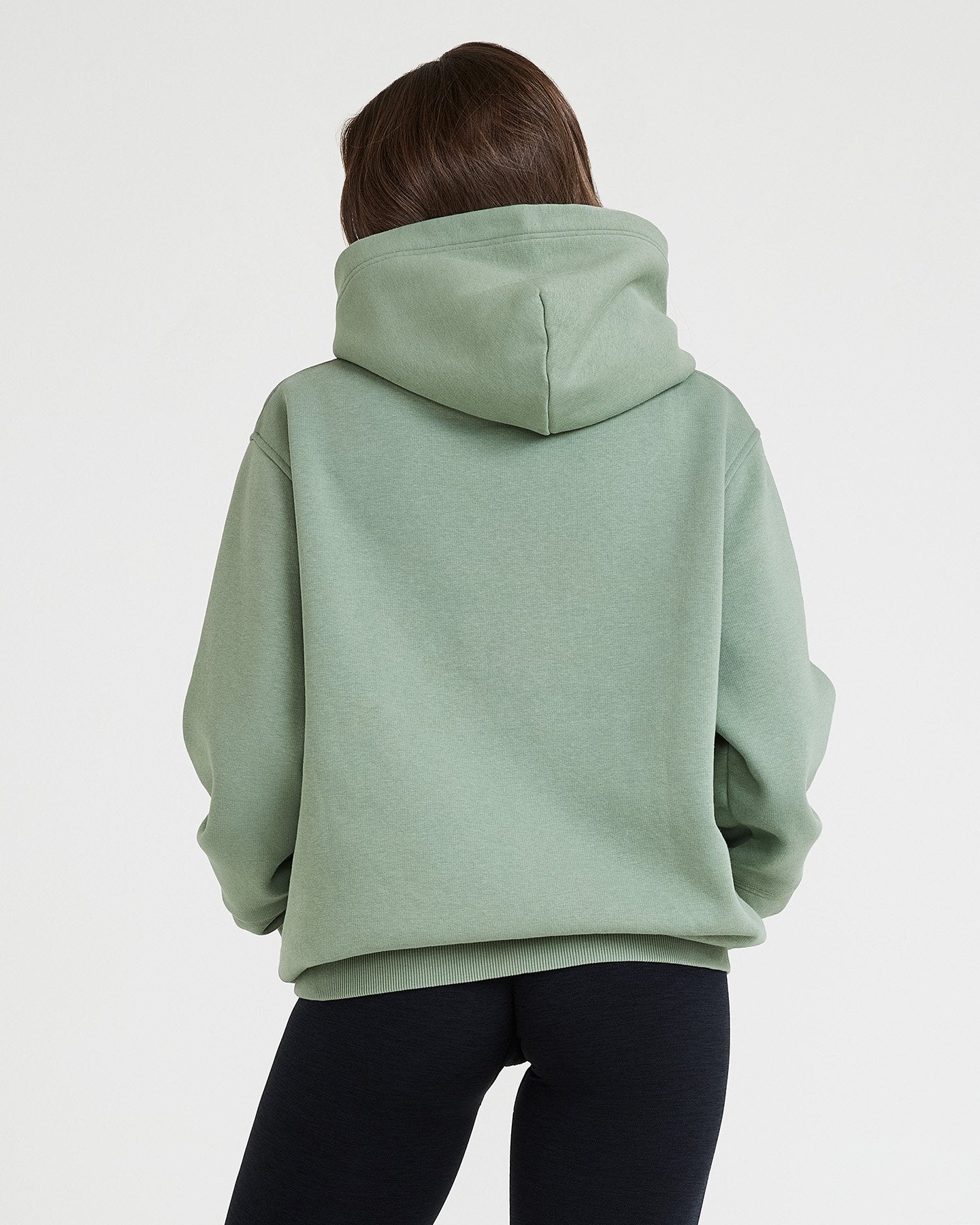Classic Lounge Oversized Hoodie for Women & Men | Soft Fleece Pullover Sweatshirt in Sage Green | Perfect for Relaxing at Home, Casual Outings & Travel