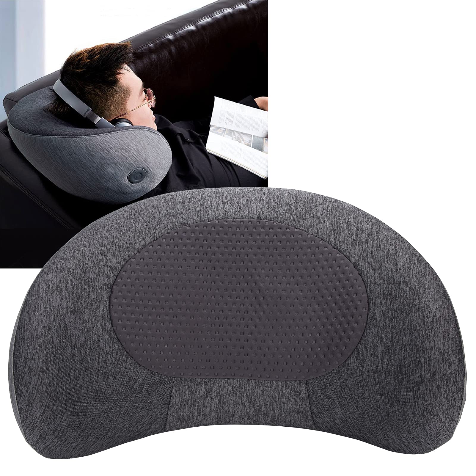 Smart Massager for Back & Waist Pain Relief - Multi-Function Heating Massage Pillow for Home, Office, and Travel - Perfect Gift for Elderly Men & Women