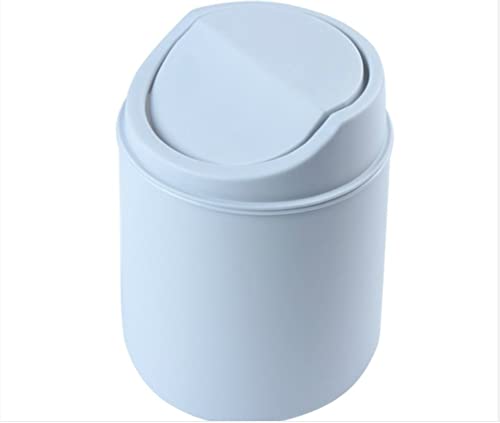 Creative Mini Small Plastic Trash Can - Desktop Garbage Bin for Home, Office & Table | Waste Basket for Paper, Dust & Sundries | Space-Saving Dustbin (Color A)