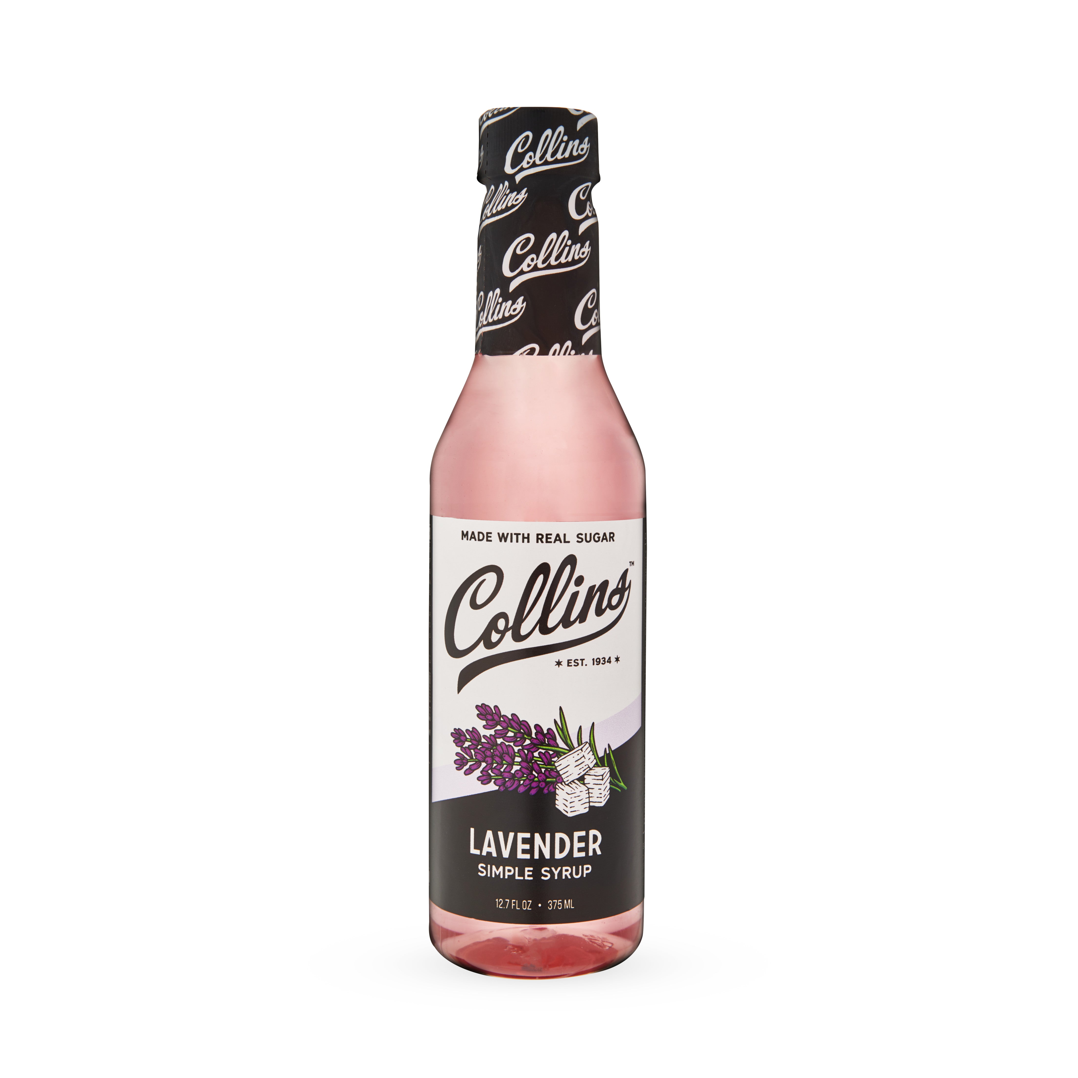 Organic Lavender Syrup 12.7 oz (375ml) - Premium Floral Flavor for Cocktails, Baking & Tea - Vegan, Gluten-Free, Non-GMO - Perfect for Mocktails, Desserts & Coffee Drinks