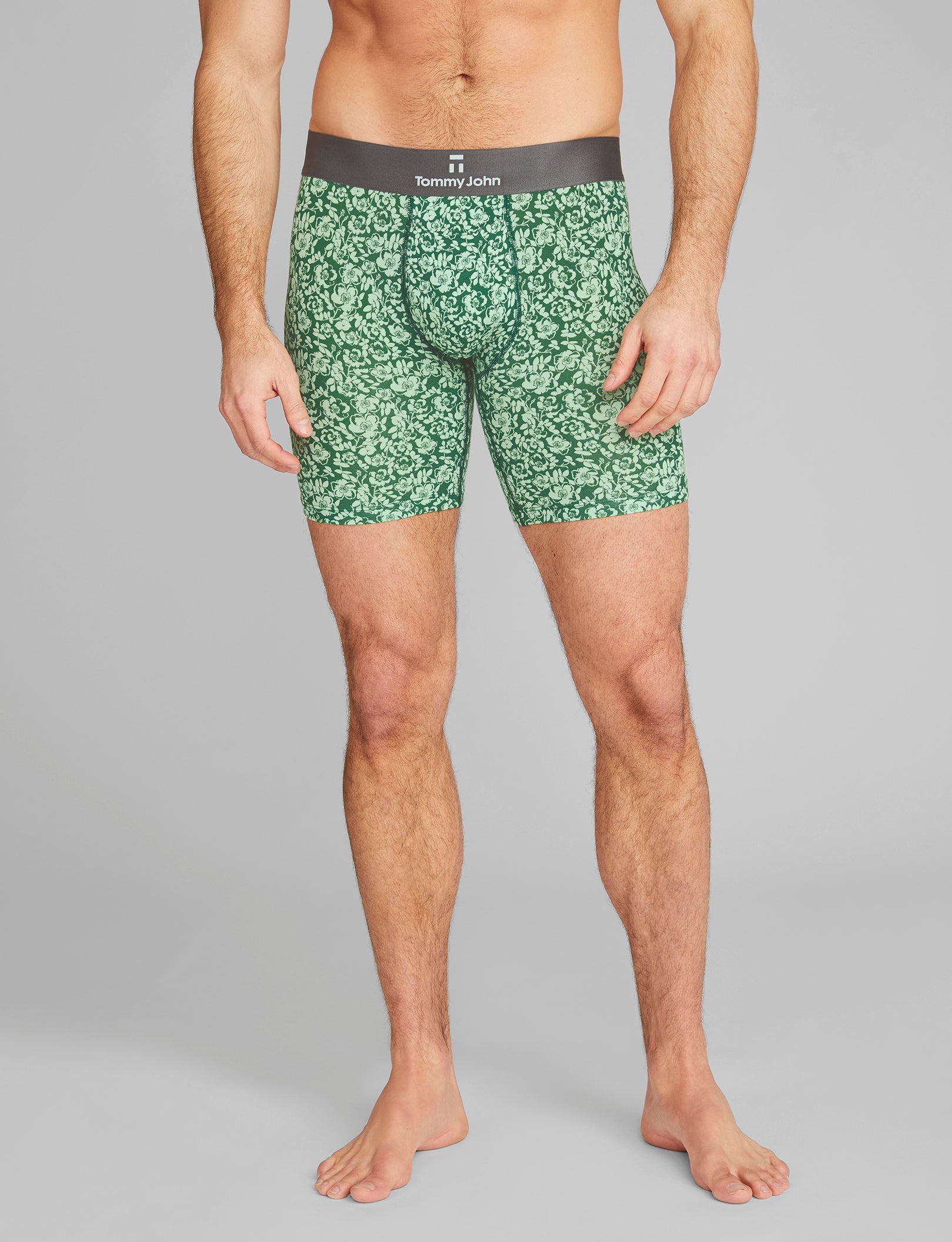 Breathable Second Skin Mid-Length Boxer Briefs - 6 Pack of Ultra Soft Men's Underwear for All-Day Comfort | Perfect for Workouts, Travel & Everyday Wear