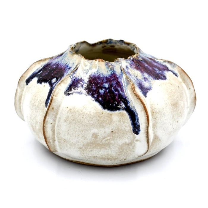 Elegant Porcelain Vase - Handcrafted Rose Apple Cream Color Home Decor for Living Room, Bedroom & Wedding Centerpieces