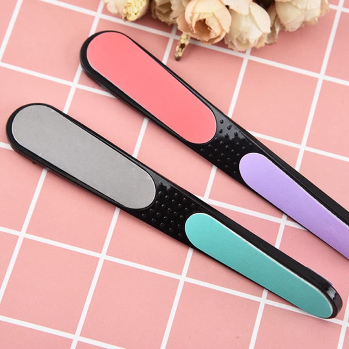Beaupretty 20 Pcs Double Sided Nail File & Buffer Kit - 4 Sided Nail Buffing Files for Manicure & Pedicure, Professional Nail Care Tools for Salon & Home Use