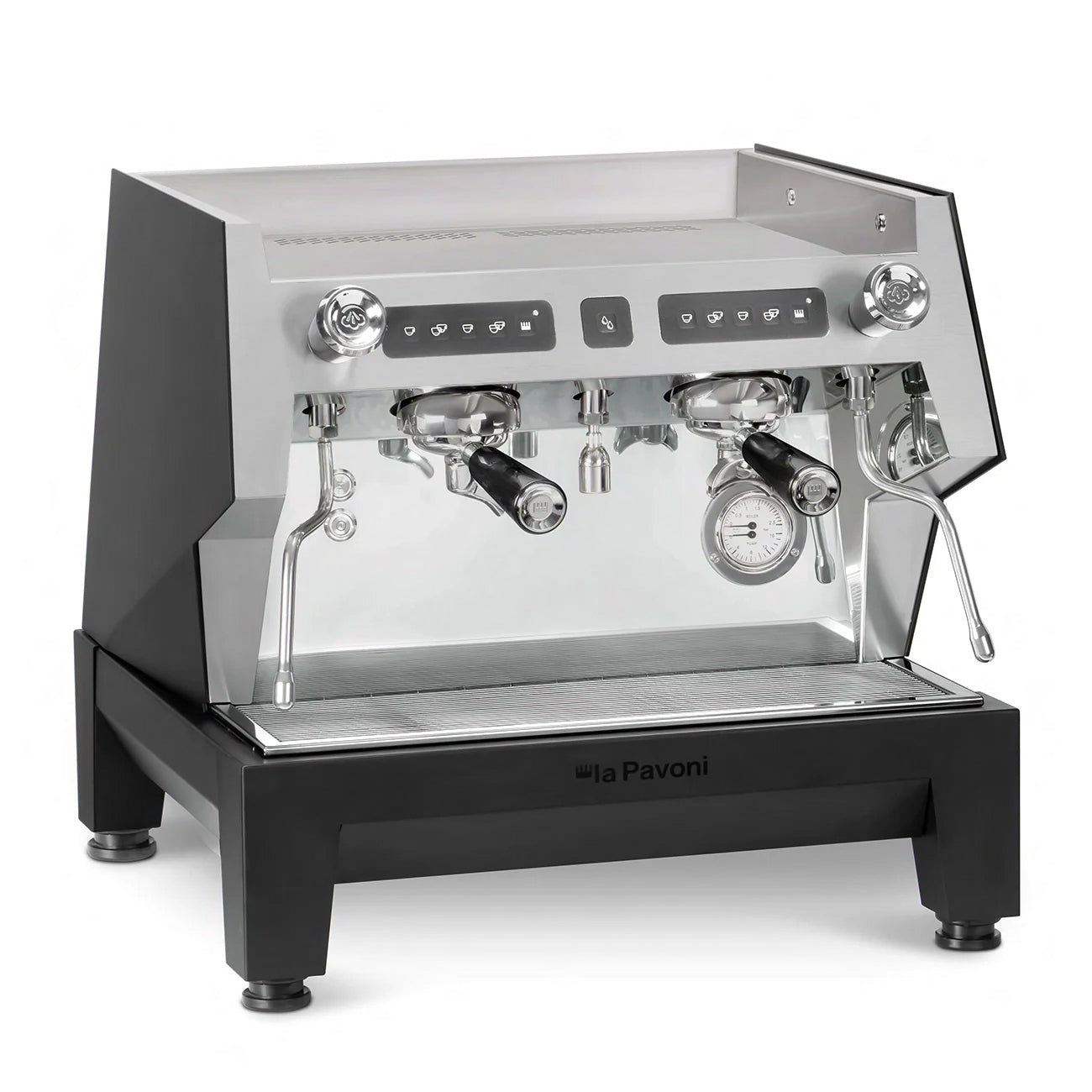 La Pavoni Commercial Volumetric Espresso Machine BAR T 2V Compact 120V - Professional Coffee Maker for Cafes & Restaurants | Perfect for Baristas & Home Brewing Enthusiasts