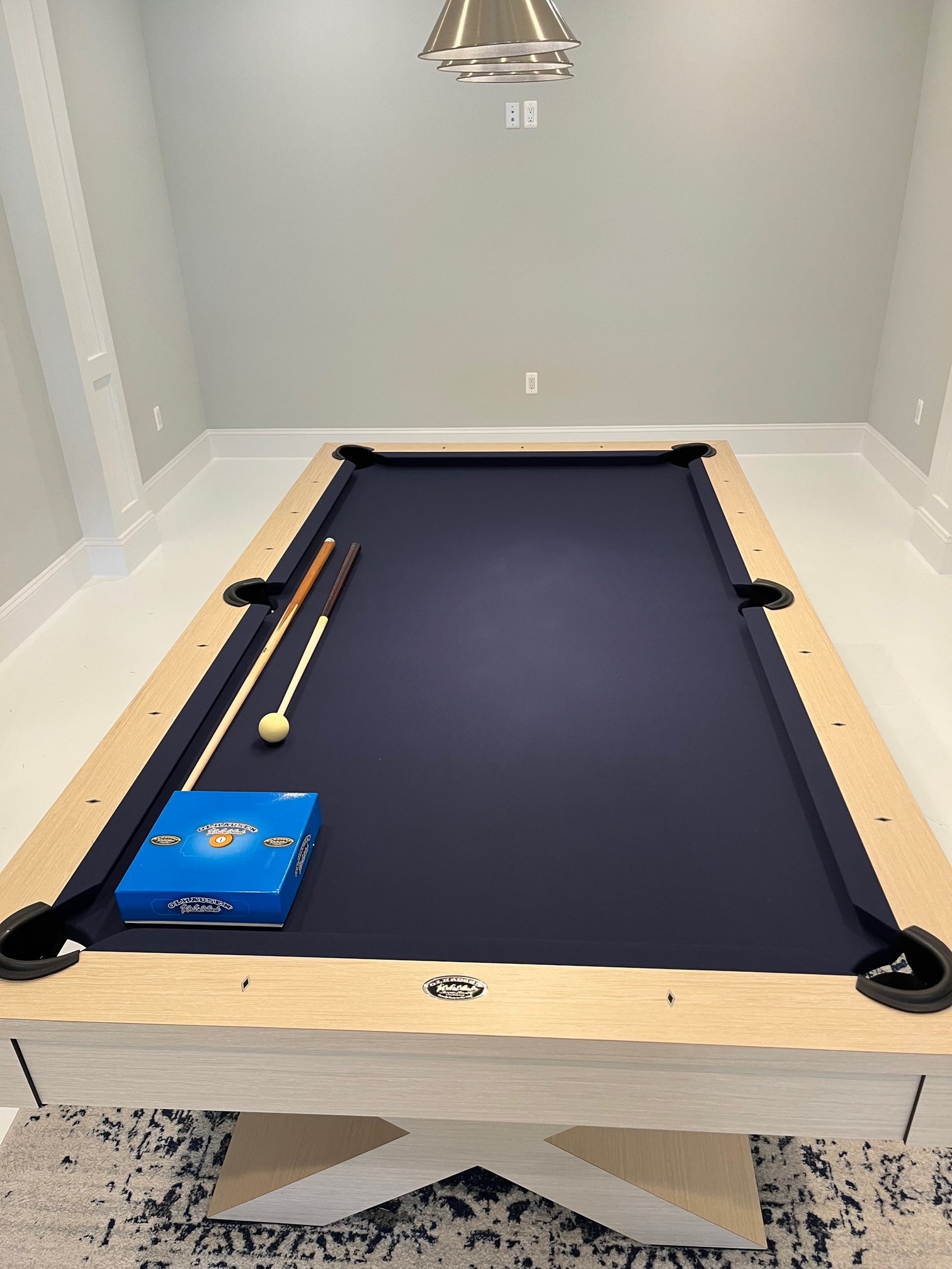Olhausen Encore Pool Table - Professional 8ft Billiard Table for Home & Game Room - Perfect for Family Fun & Competitive Play