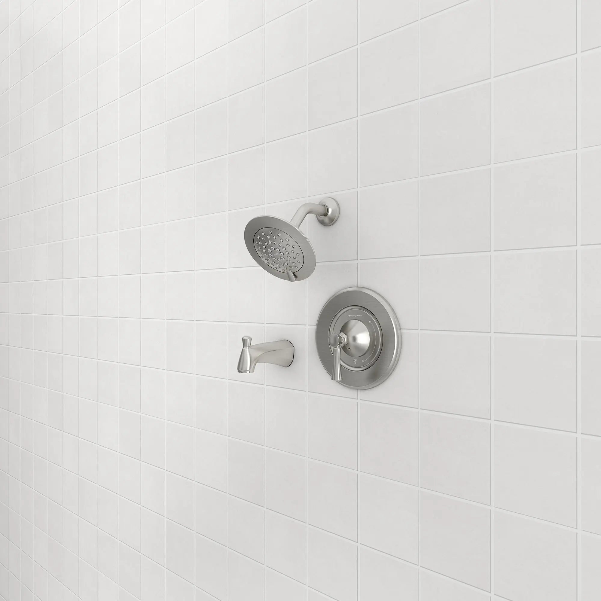 Chancellor® 1.8 GPM/6.8 LPM Tub and Shower Trim Kit with Ceramic Disc Valve Cartridge & Lever Handle - Perfect for Bathroom Renovation and Modern Home Upgrades