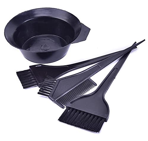 Ayushicreationa Hair Coloring Kit - Professional Hair Comb, Dye Brush & Mixing Bowl Set for Salon & Home Use | Perfect for Hair Dye, Facial Cream & Bleach Mixing | DIY Hair Coloring & Beauty Treatments