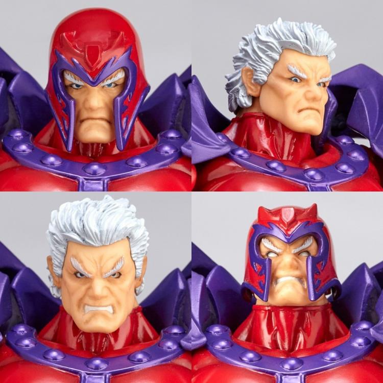Amazing Yamaguchi Revoltech No. 006 Magneto Action Figure - Highly Articulated Collectible for Marvel X-Men Fans | Perfect for Display, Photography & Comic Book Collections