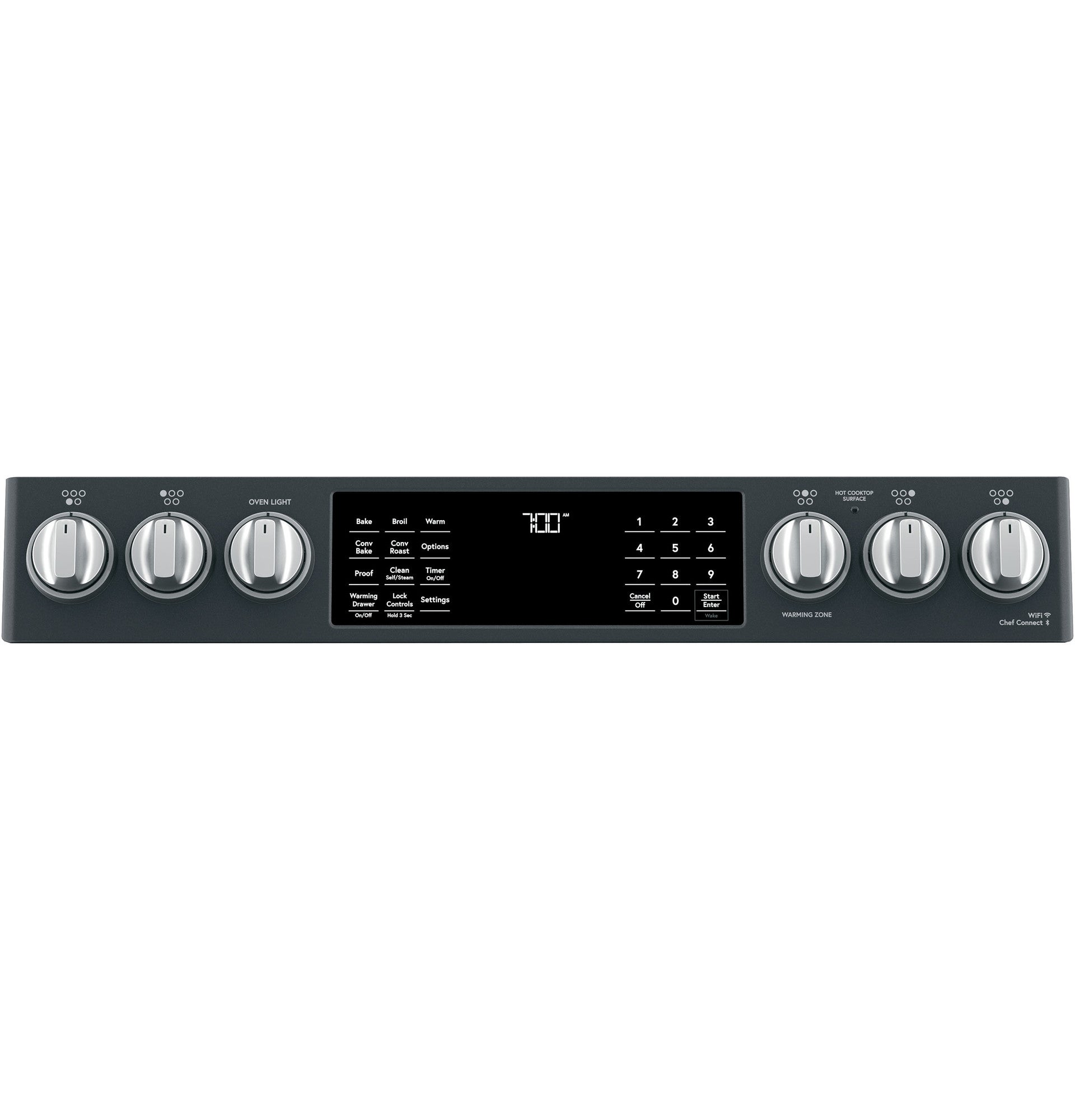 Matte Black 30-Inch Electric Range with Built-in WiFi, No Preheat Air Fryer & 5.7 Cu. Ft Capacity - CCES700P3MD1 | Perfect for Modern Kitchens & Smart Home Cooking