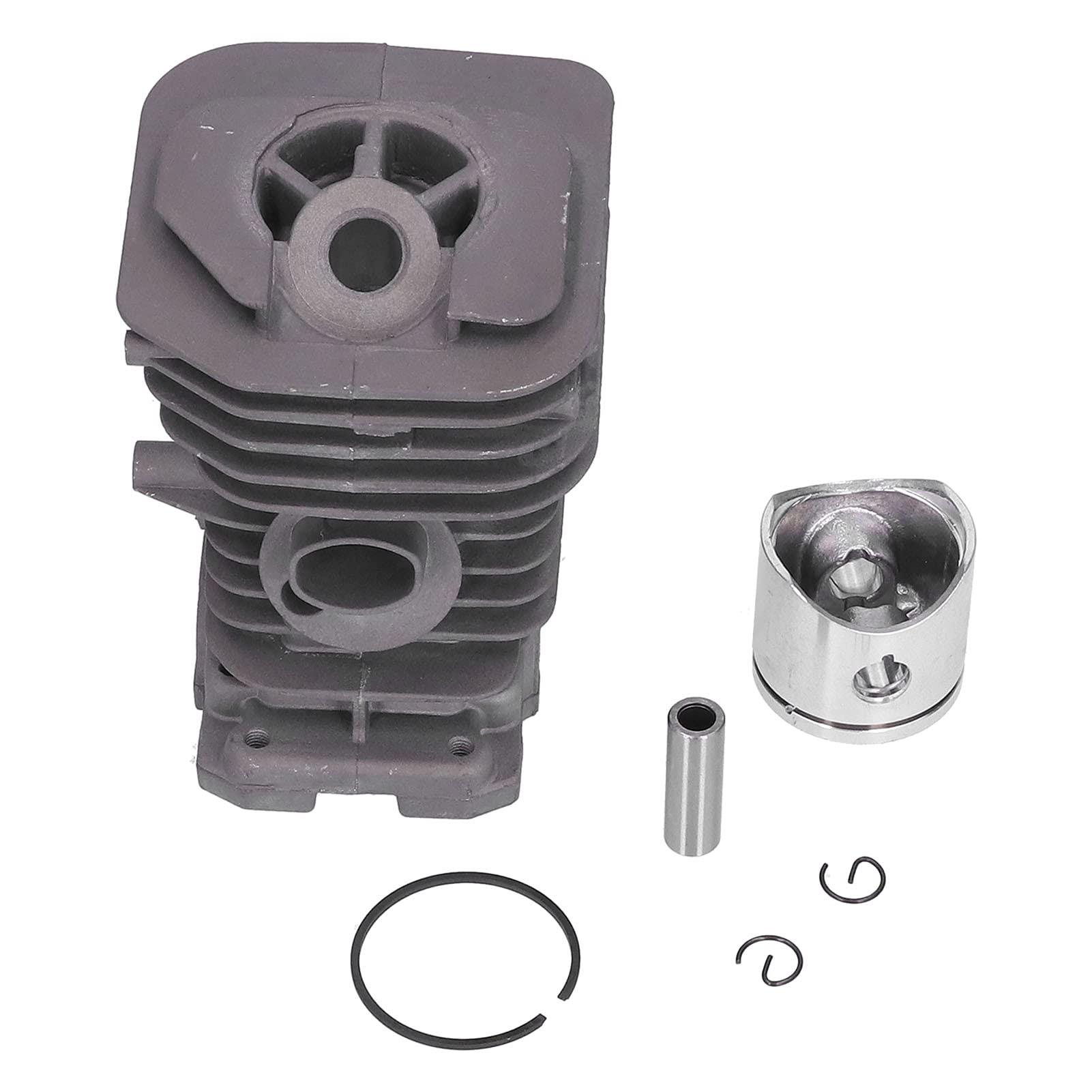 LZKW Durable Wearproof Cylinder Piston Kit - Easy to Install Chainsaw Replacement Parts for Stable Performance | Perfect for Gardening, Wood Cutting, and DIY Landscaping Projects