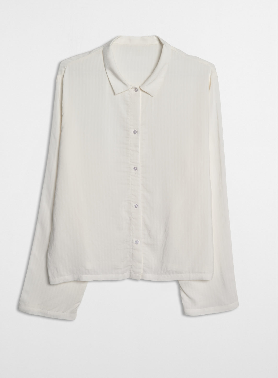 Comfortable White Pajama Shirt for Women & Men - Soft Cotton Sleepwear for Nightwear & Lounge Wear