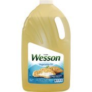 Wesson 100% Pure Natural Vegetable Oil, 1 Gallon (Pack of 6) - Perfect for Frying, Baking & Cooking | Healthy Kitchen Essential for Restaurants & Home Chefs