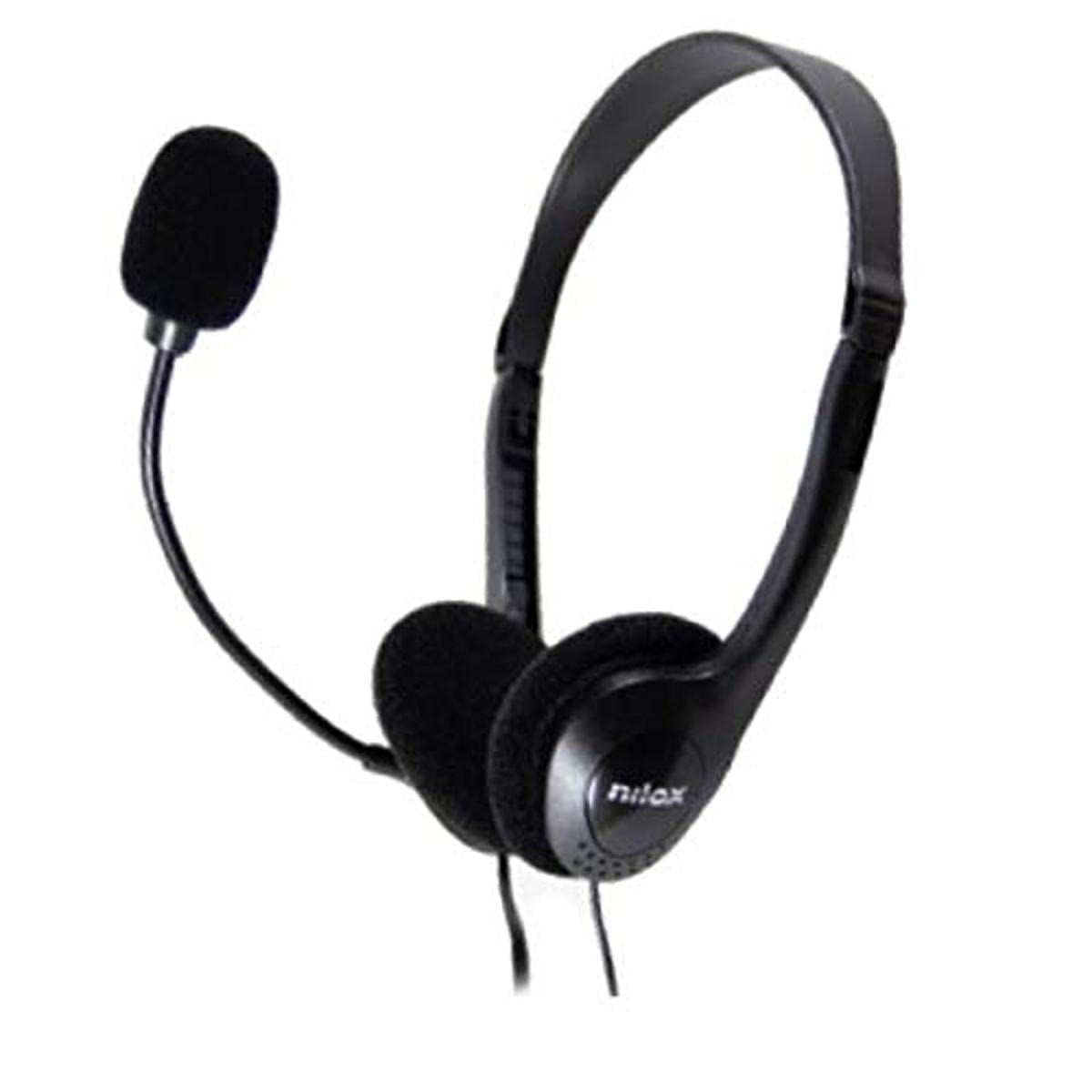 NILOX USB Gaming Headset with Microphone - Noise Cancelling Over-Ear Headphones for PC, Laptop, PS4, Xbox - Perfect for Gaming, Streaming & Online Classes