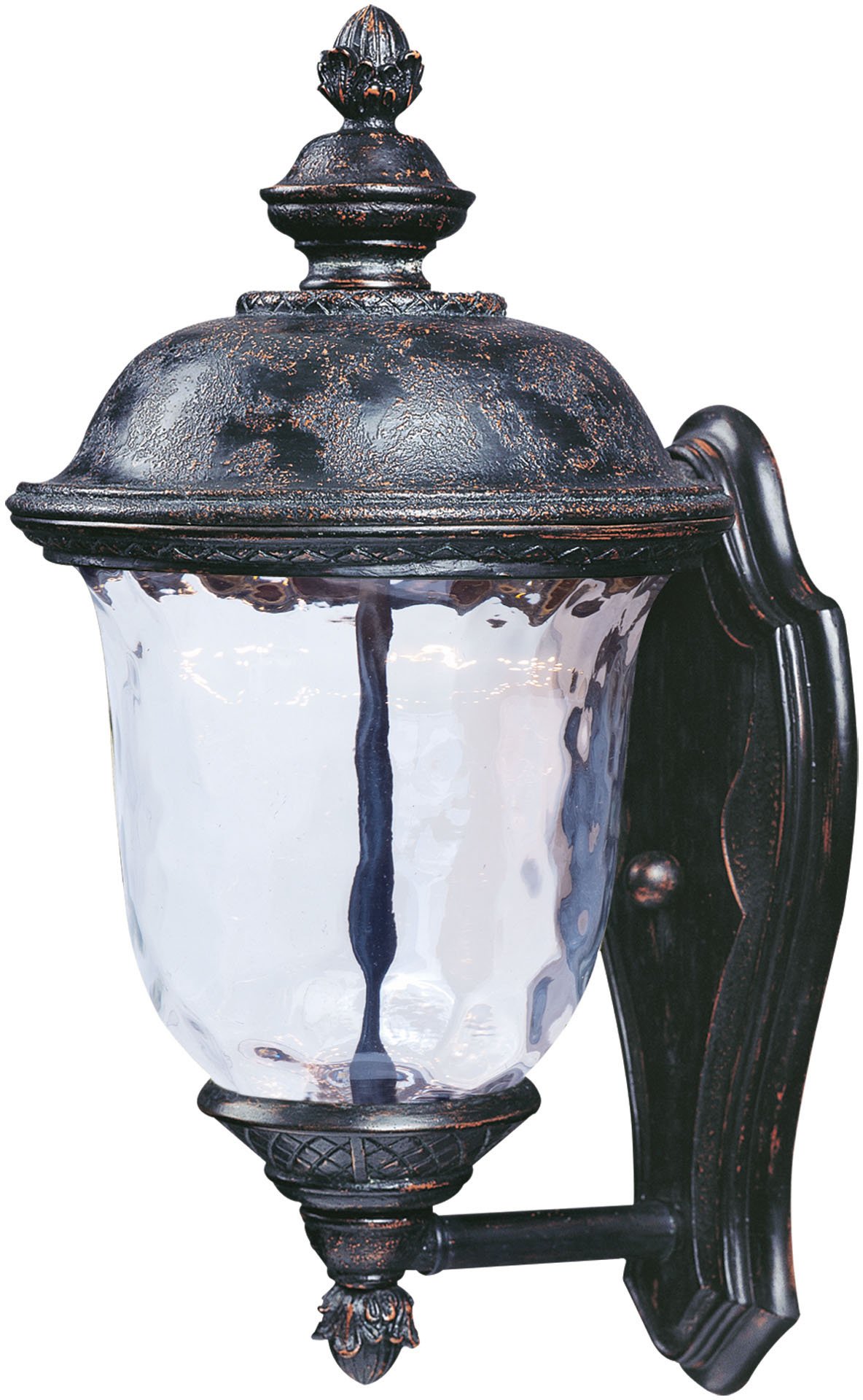 Maxim 55422WGOB Carriage House Water Glass Outdoor LED Wall Sconce - 1-Light 8 Watt, 27