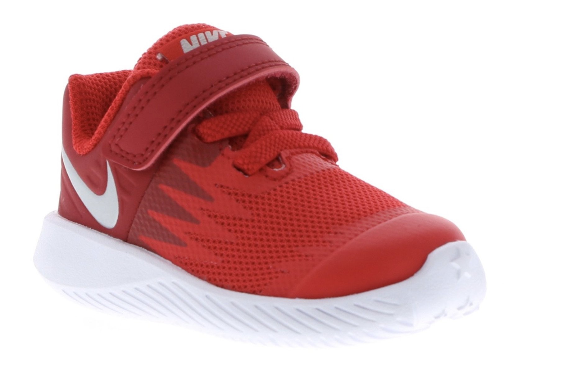 Nike Boys' Star Runner (TDV) Toddler Shoes - Size 6M US - University Red/Gym Red/Black/Metallic Silver - Lightweight Running Sneakers for Active Kids - Perfect for Playground, Preschool & Daily Wear
