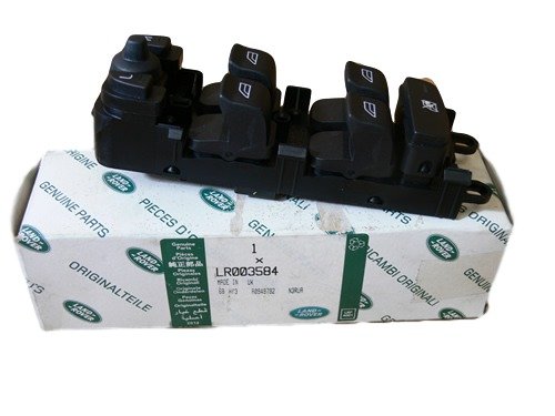 Genuine Land Rover LR2 LR003584 Driver Side Window Switch - OEM Replacement Part for Smooth Power Window Operation - Perfect for Off-Roading & Daily Commuting